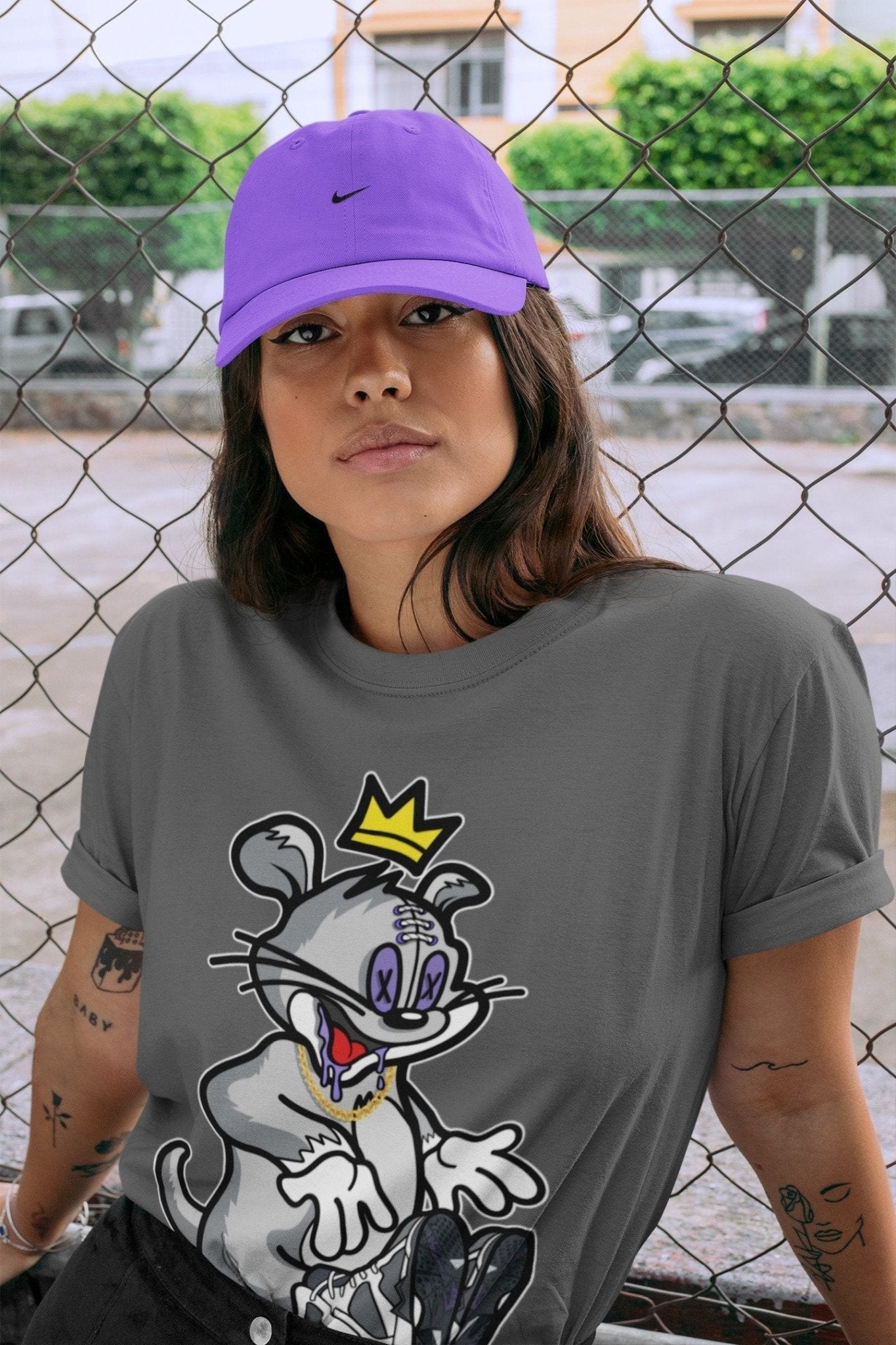 Hungry Cat Unisex Tops - Air Jordan 7 Flint