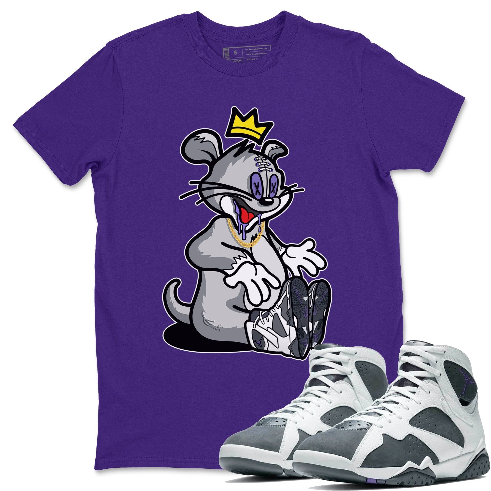 Hungry Cat Unisex Tops - Air Jordan 7 Flint