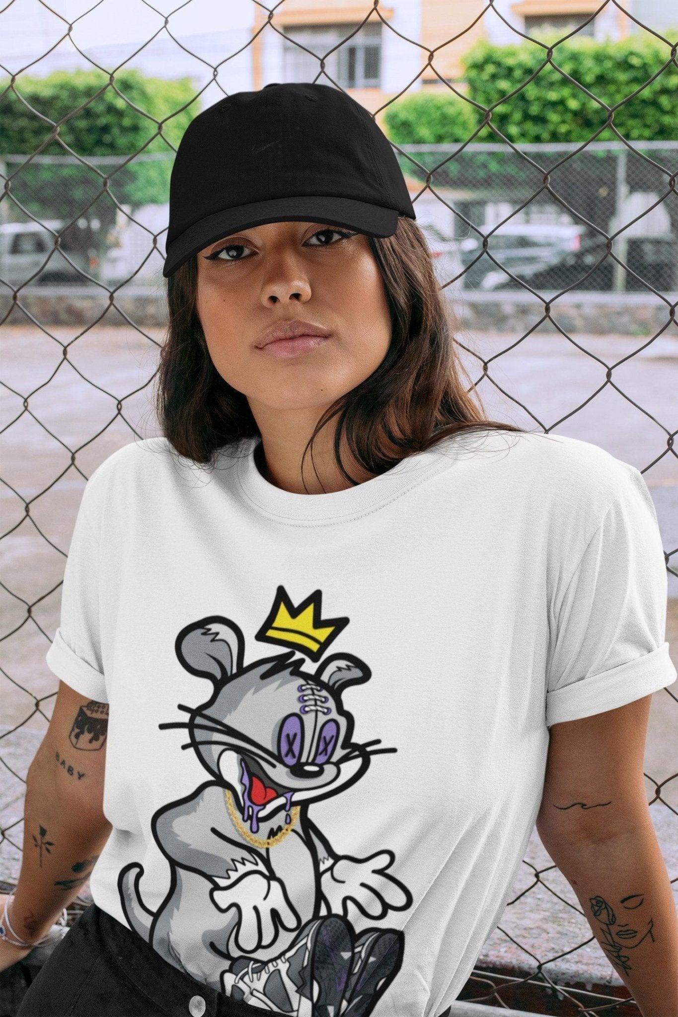 Hungry Cat Unisex Tops - Air Jordan 7 Flint