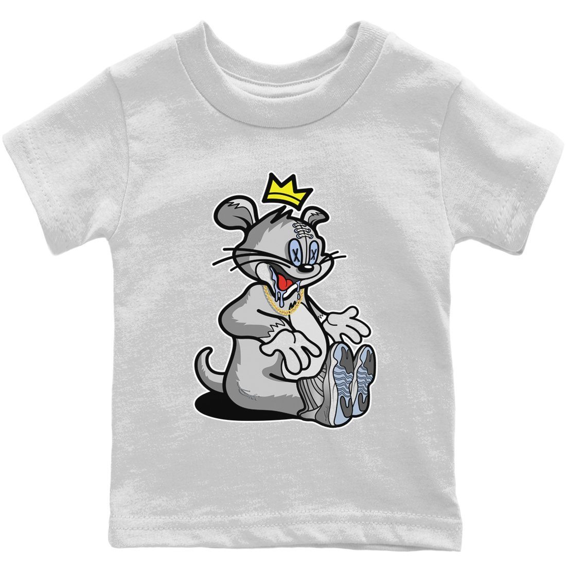 Hungry Cat Kids Tops - Air Jordan 11 Cool Grey