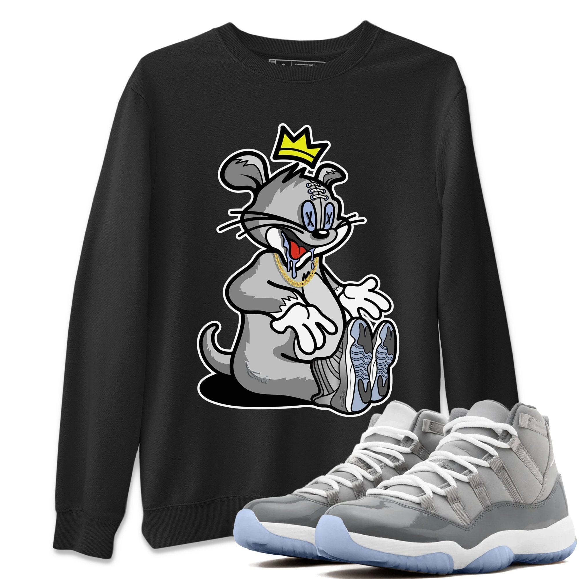Hungry Cat Unisex Tops - Air Jordan 11 Cool Grey