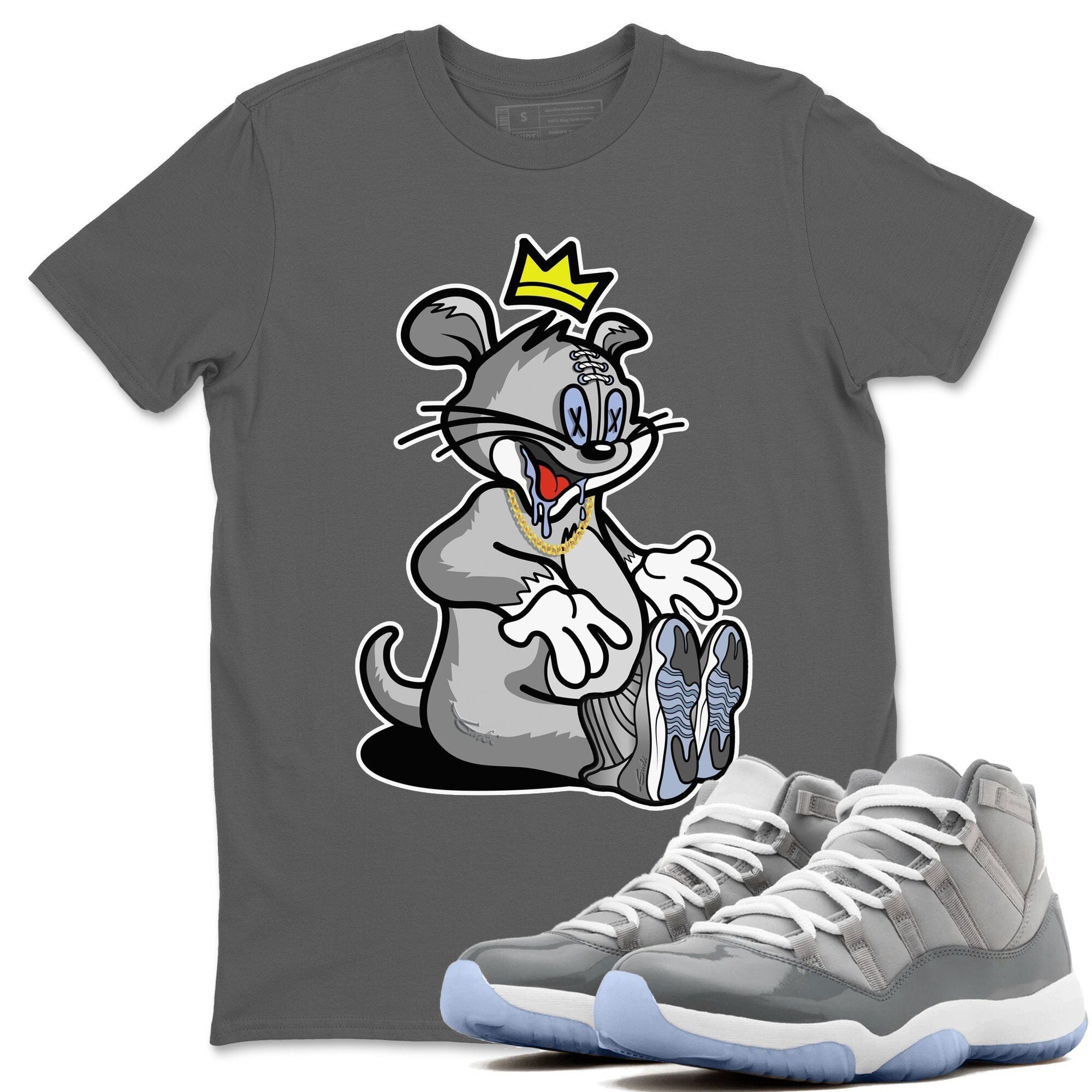 Hungry Cat Unisex Tops - Air Jordan 11 Cool Grey