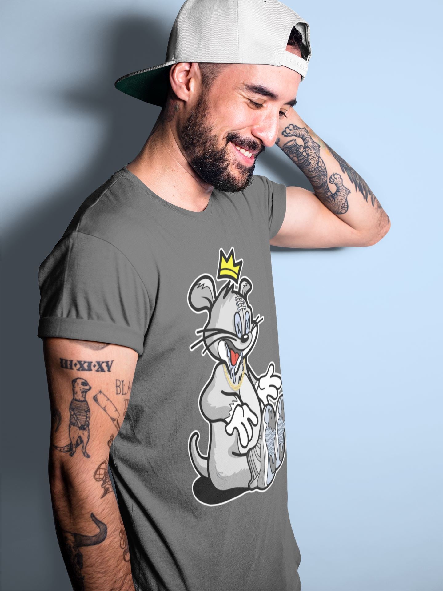 Hungry Cat Unisex Tops - Air Jordan 11 Cool Grey