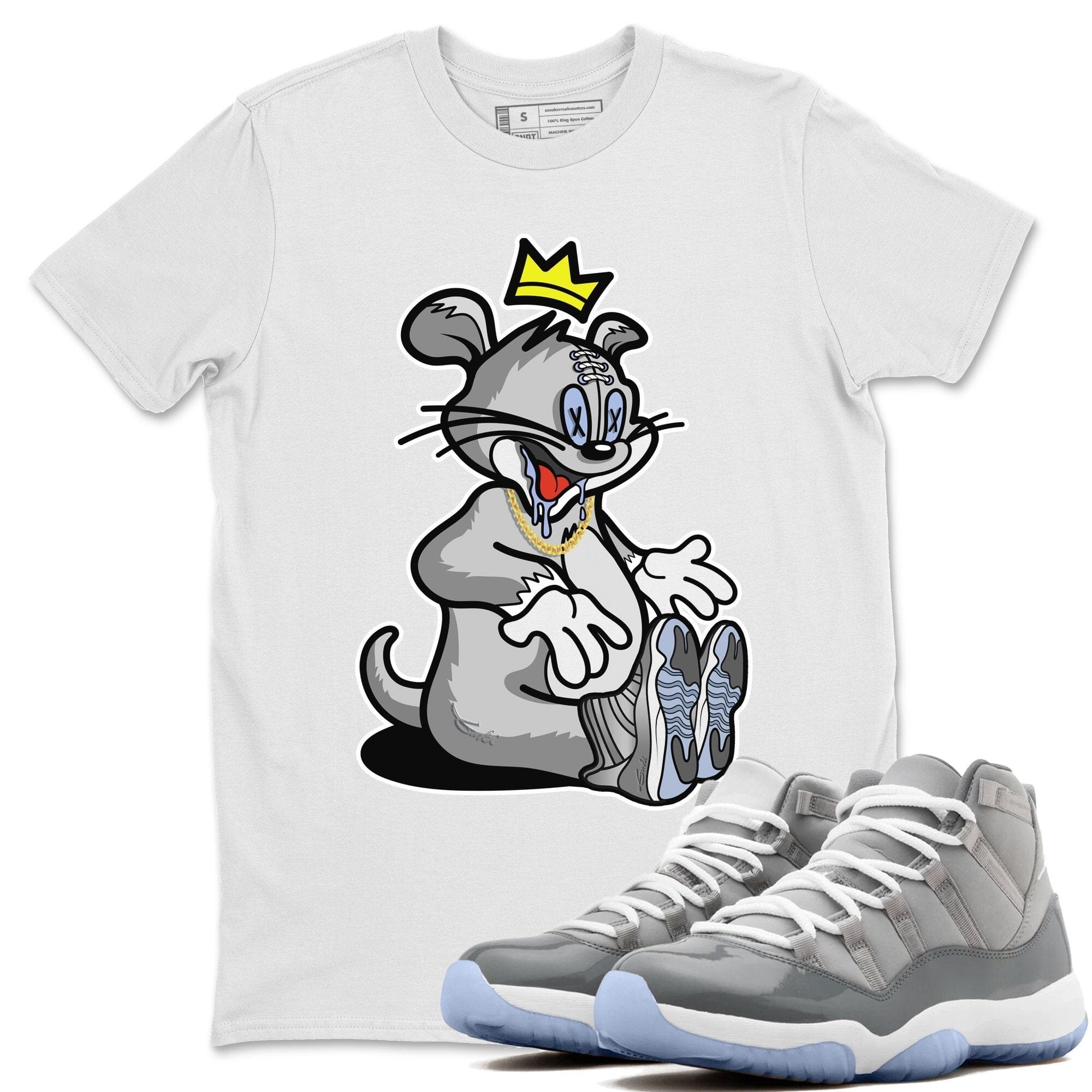Hungry Cat Unisex Tops - Air Jordan 11 Cool Grey