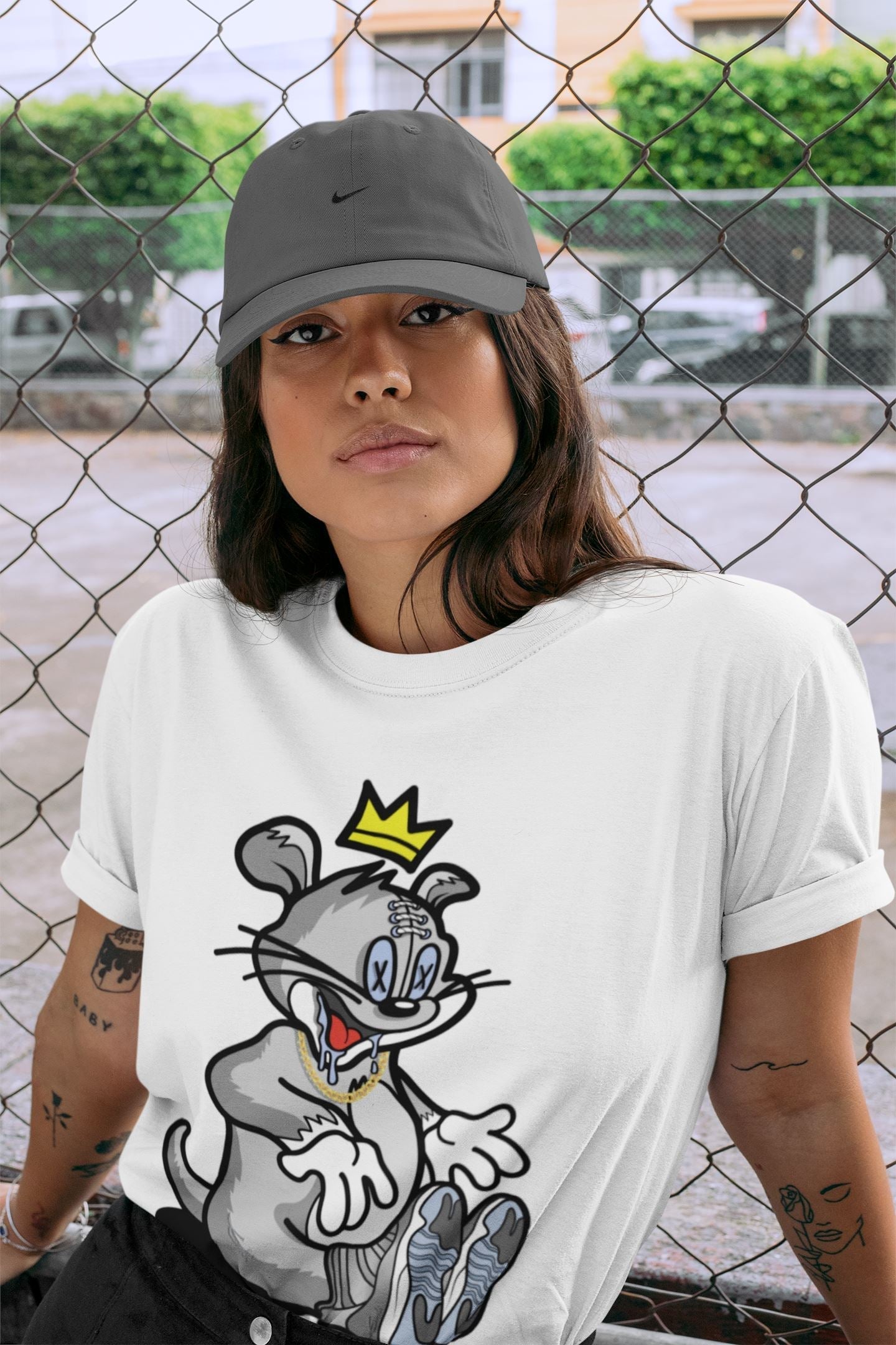 Hungry Cat Unisex Tops - Air Jordan 11 Cool Grey