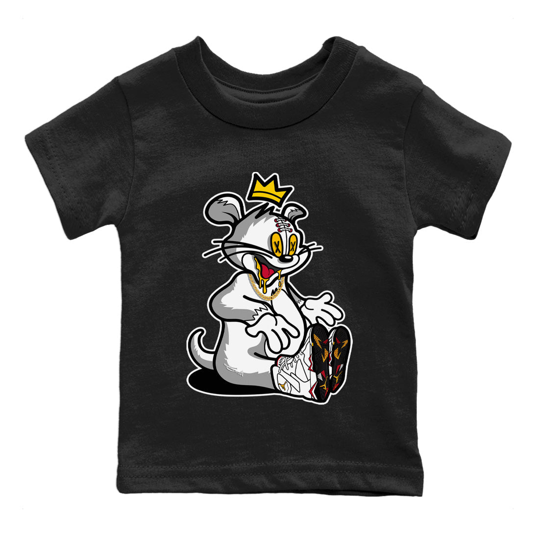 Hungry Cat Kids Tops - Air Jordan 7 Cardinal