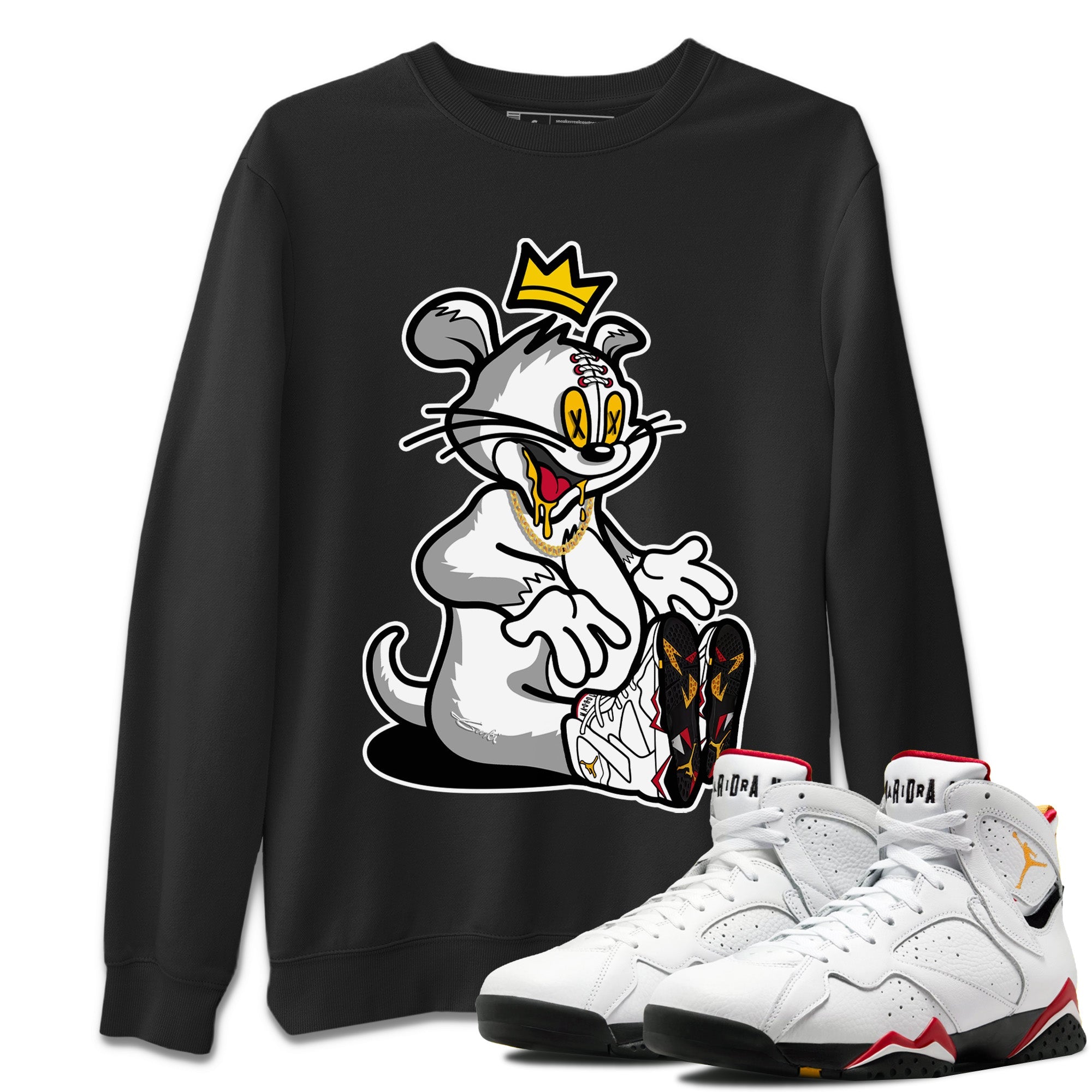 Hungry Cat Unisex Tops - Air Jordan 7 Cardinal