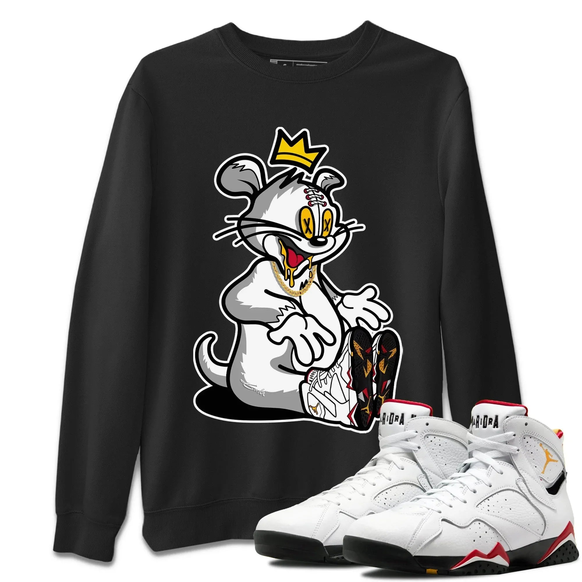 Hungry Cat Unisex Tops - Air Jordan 7 Cardinal