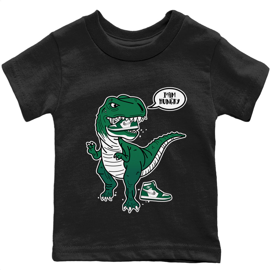 Hungry Dino Kids Tops - Air Jordan 1 Gorge Green