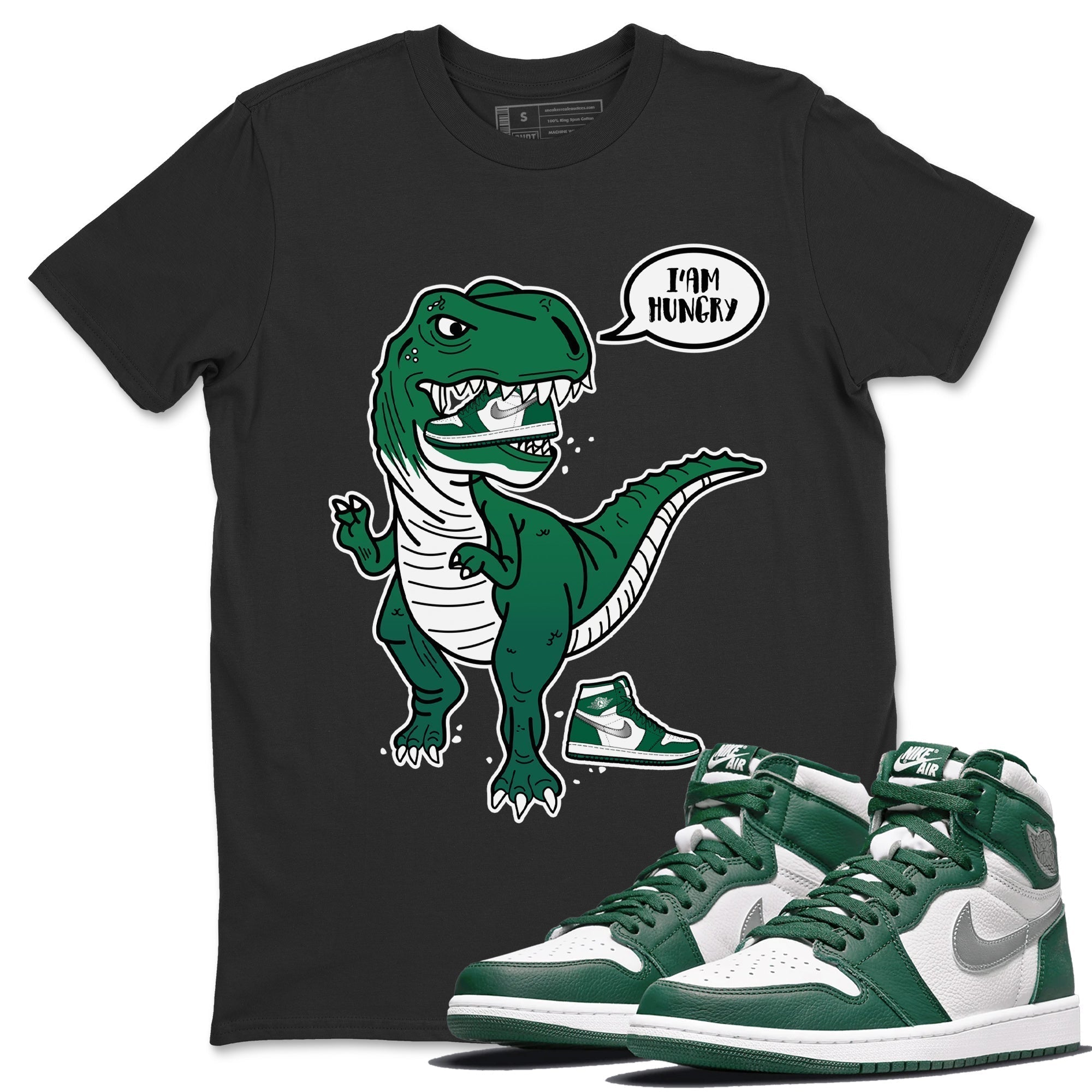 Hungry Dino Unisex Tops - Air Jordan 1 Gorge Green