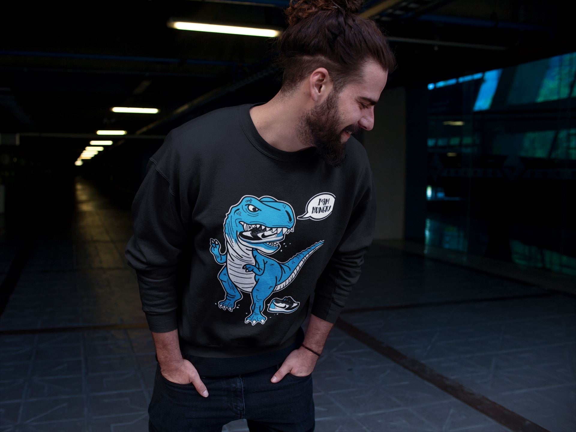 Hungry Dino Unisex Tops - Air Jordan 1 Powder Blue