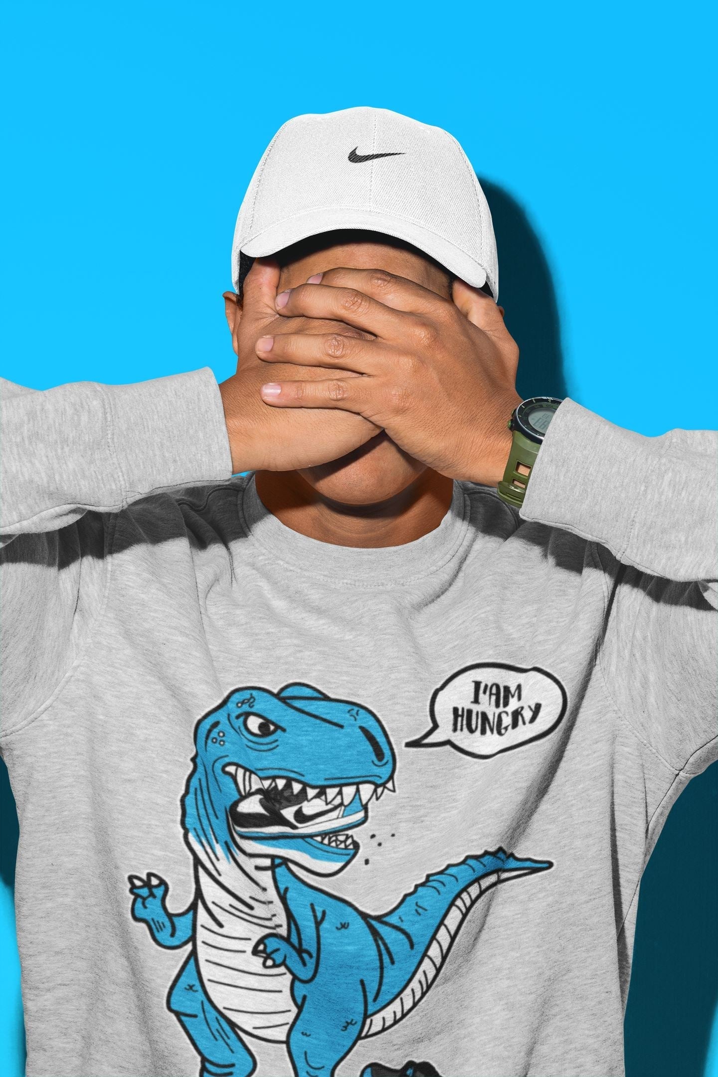 Hungry Dino Unisex Tops - Air Jordan 1 Powder Blue