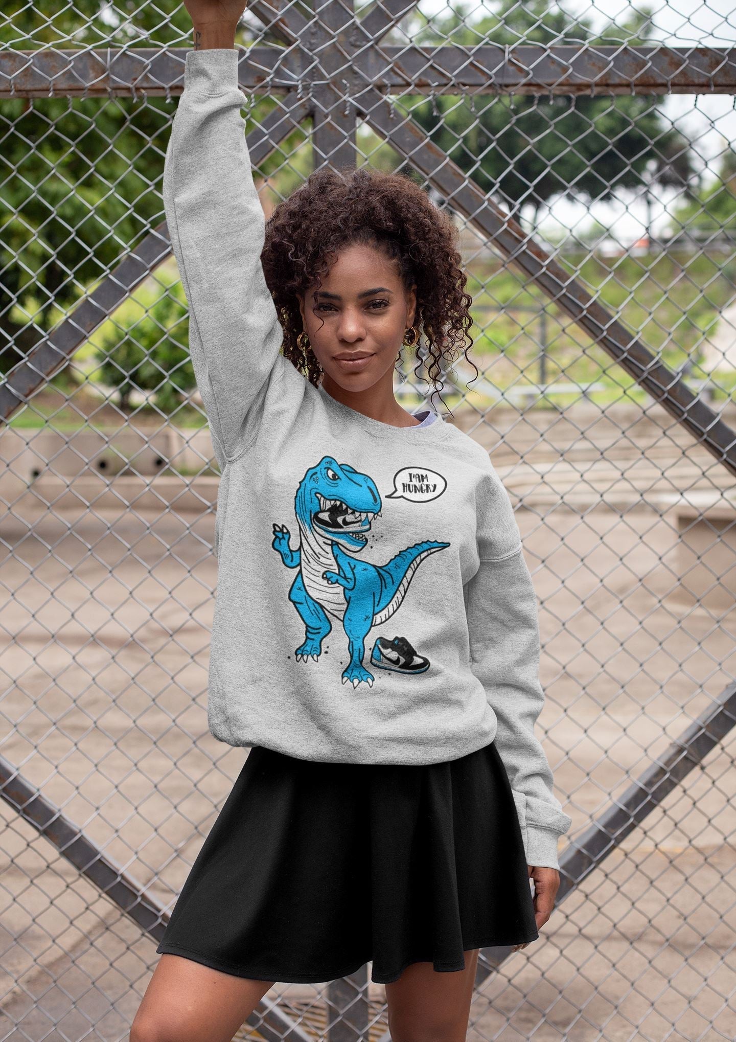 Hungry Dino Unisex Tops - Air Jordan 1 Powder Blue
