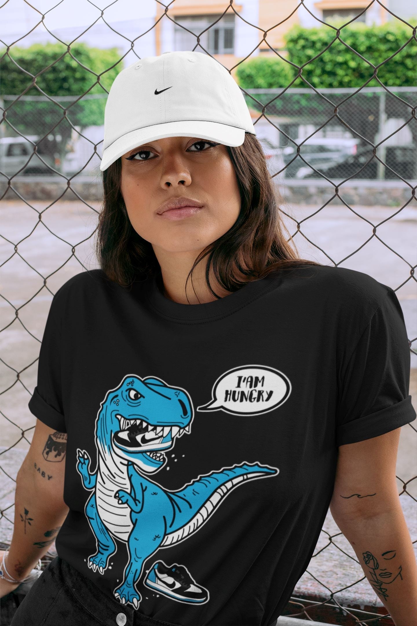 Hungry Dino Unisex Tops - Air Jordan 1 Powder Blue