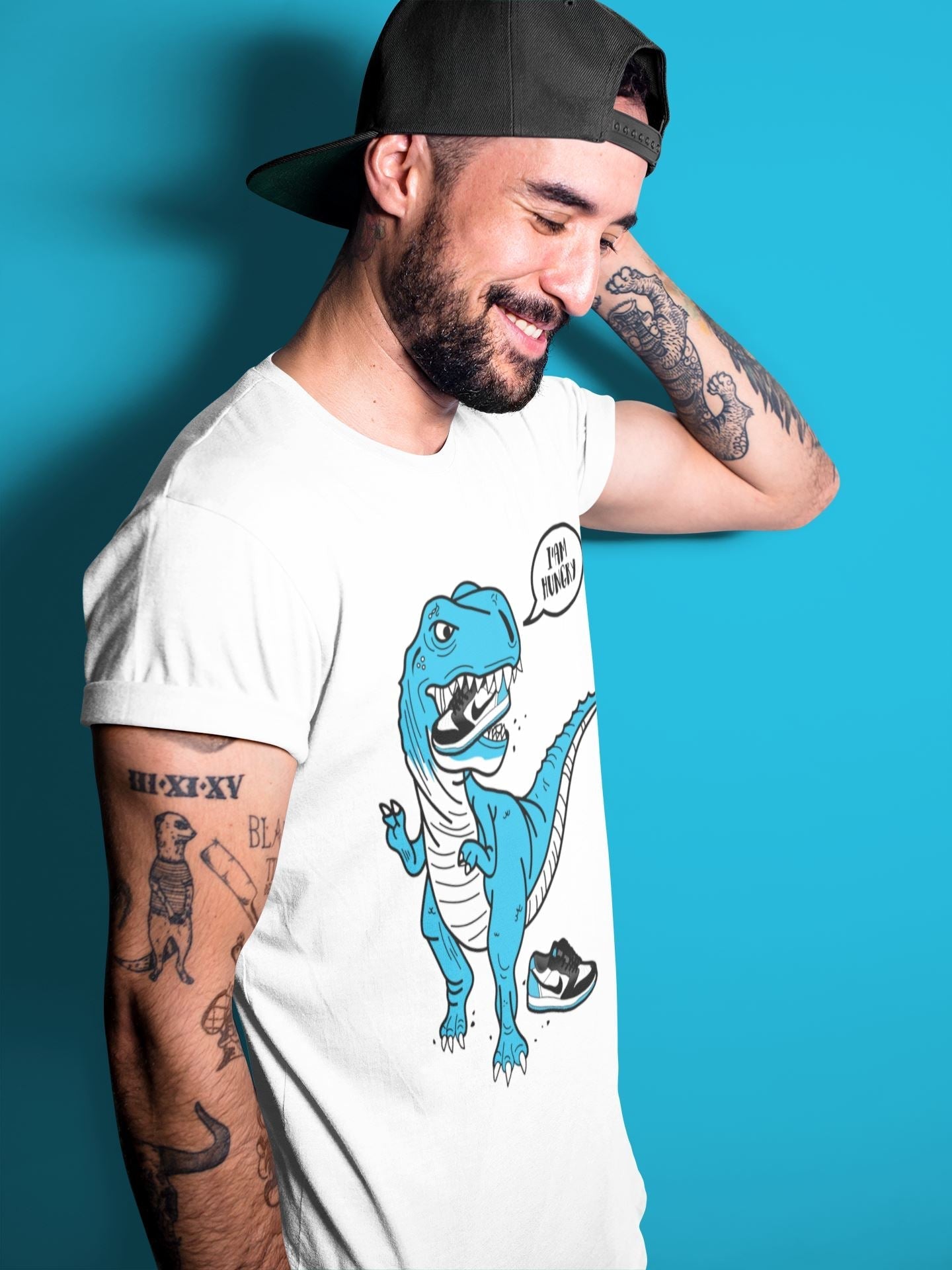 Hungry Dino Unisex Tops - Air Jordan 1 Powder Blue