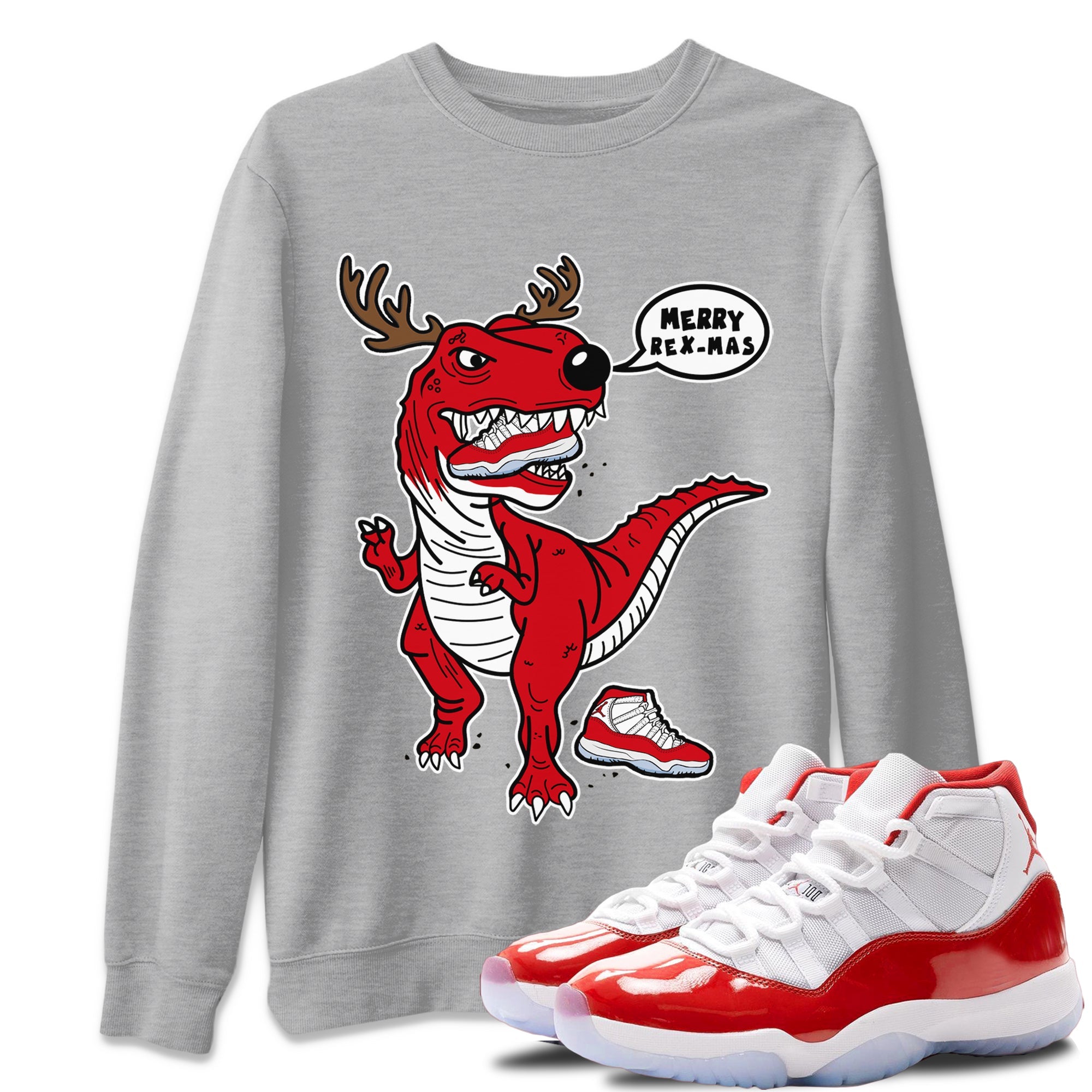 Hungry Dino Unisex Tops - Air Jordan 11 Cherry