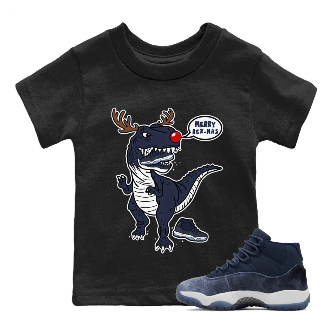Hungry Dino Kids Tops - Air Jordan 11 Midnight Navy
