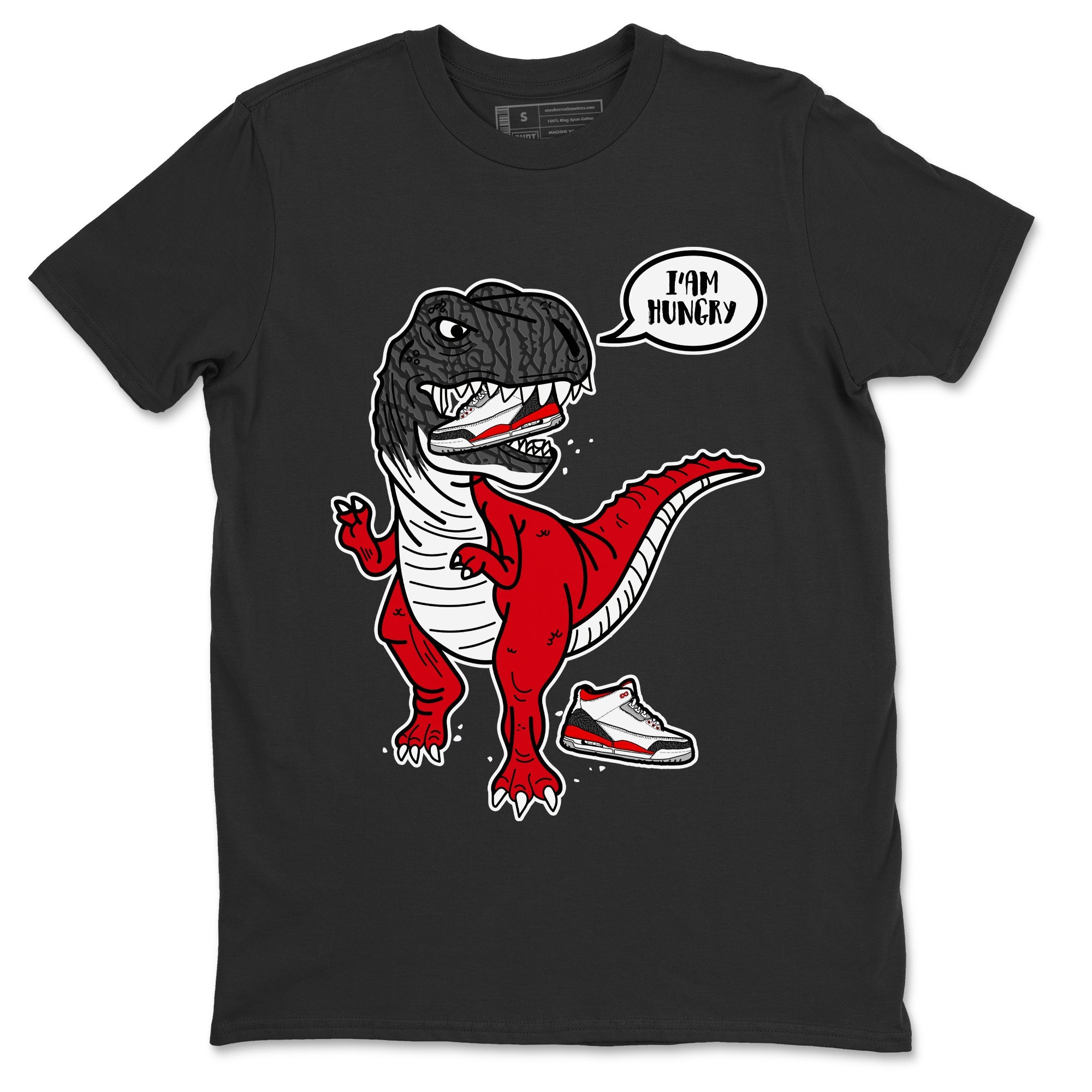 Hungry Dino Unisex Tops - Air Jordan 3 Fire Red