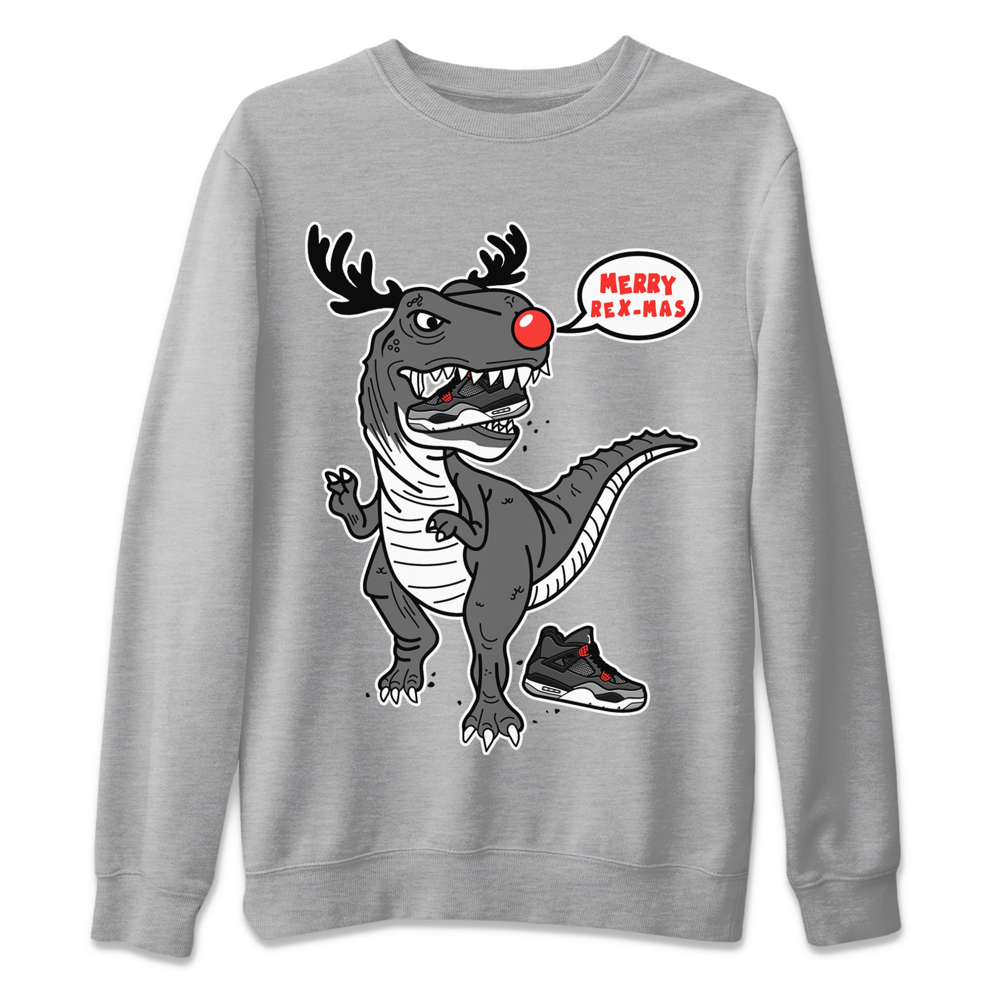 Hungry Dino Unisex Tops - Air Jordan 4 Infrared
