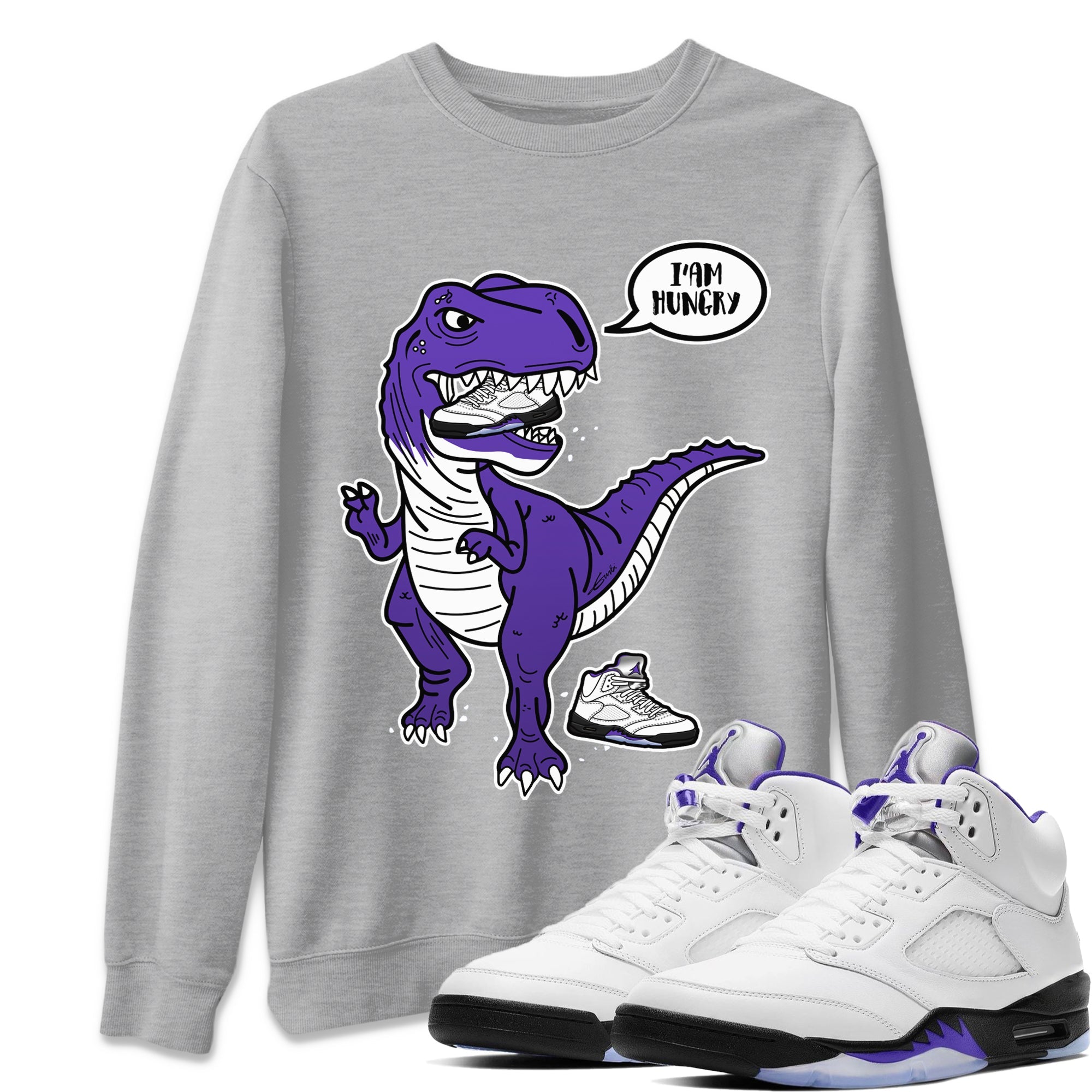 Hungry Dino Unisex Tops - Air Jordan 5 Concord