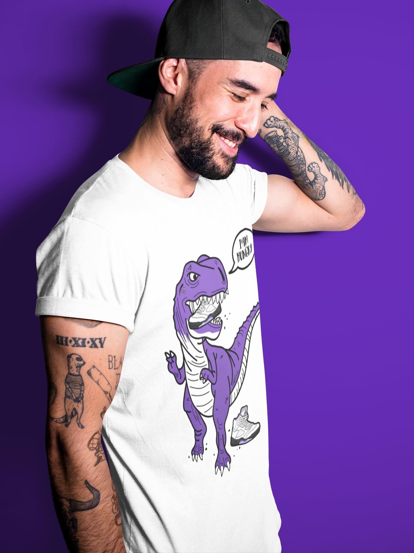 Hungry Dino Unisex Tops - Air Jordan 5 Concord
