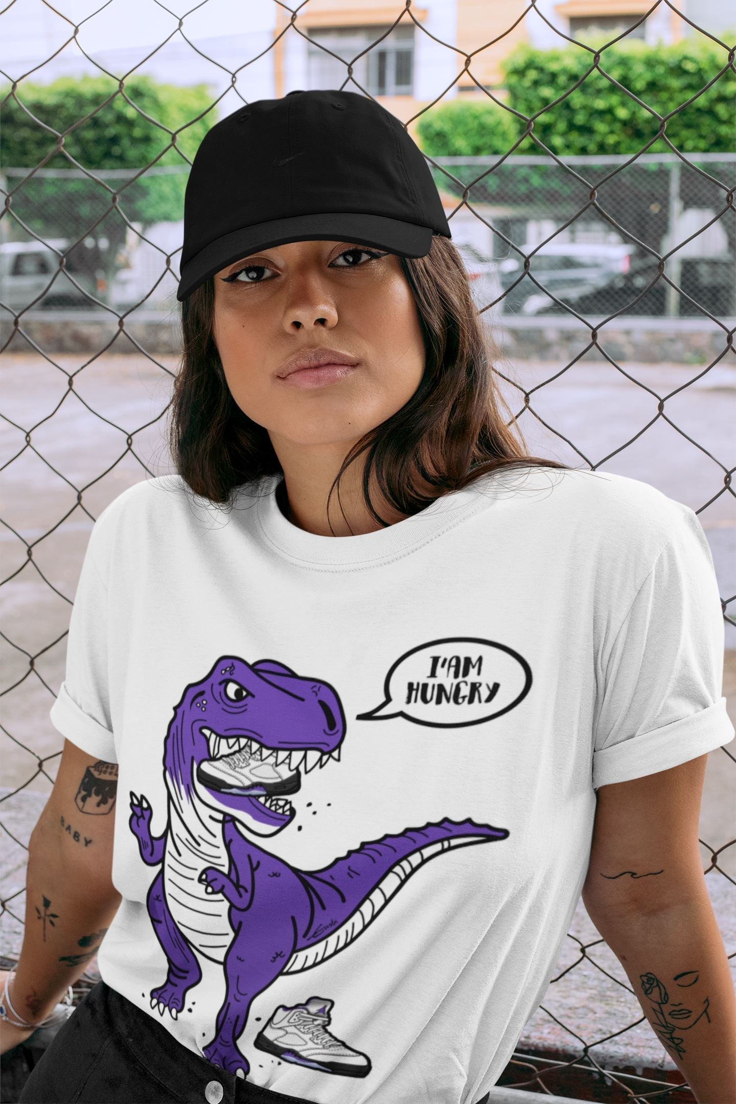 Hungry Dino Unisex Tops - Air Jordan 5 Concord
