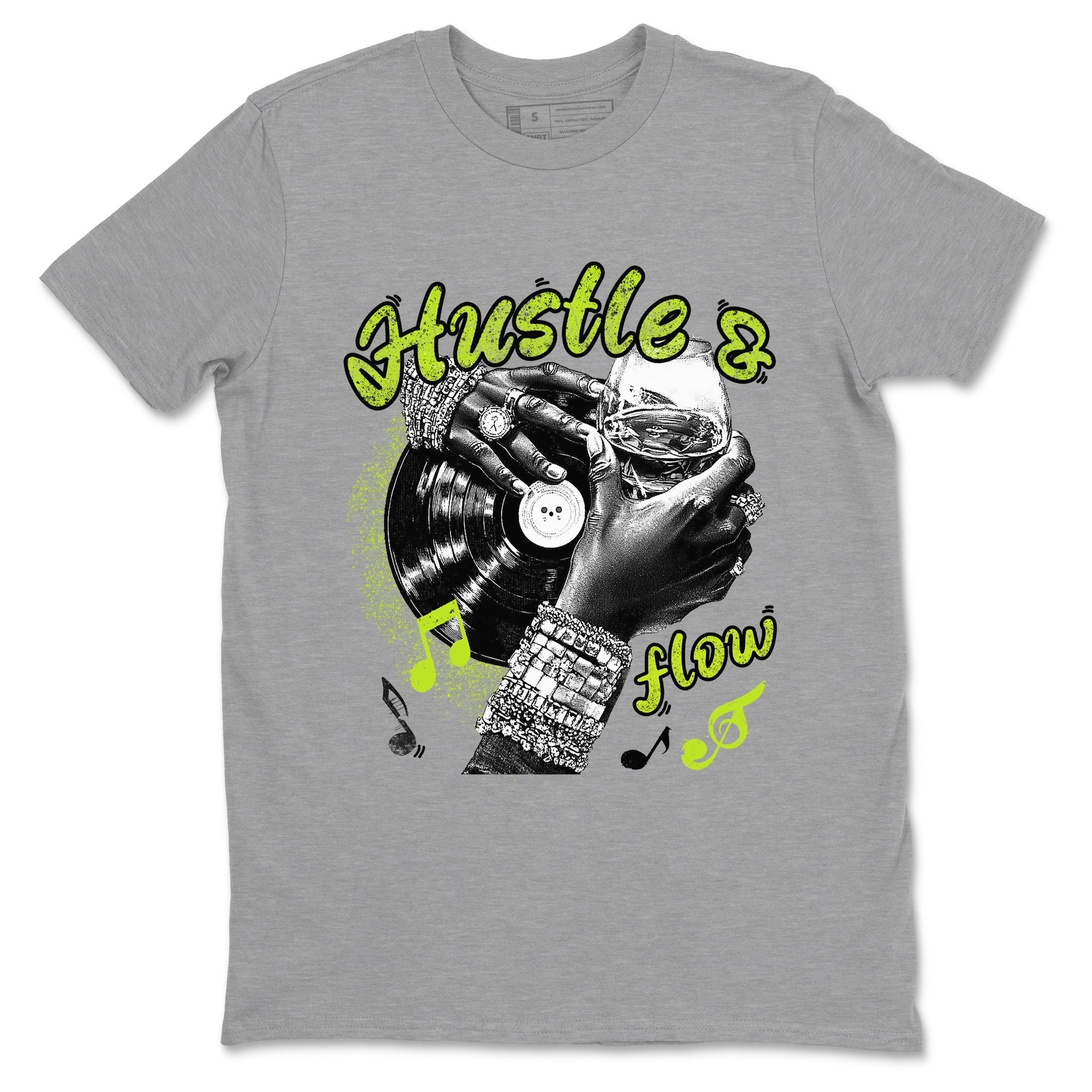 Hustle and Flow snkmatch Tees - Air Foamposite One Black Volt