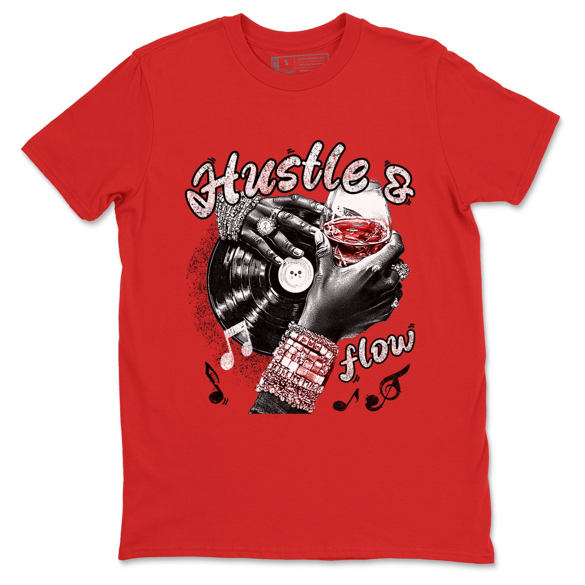 Hustle and Flow snkmatch Tees - Air Jordan 11 Bred