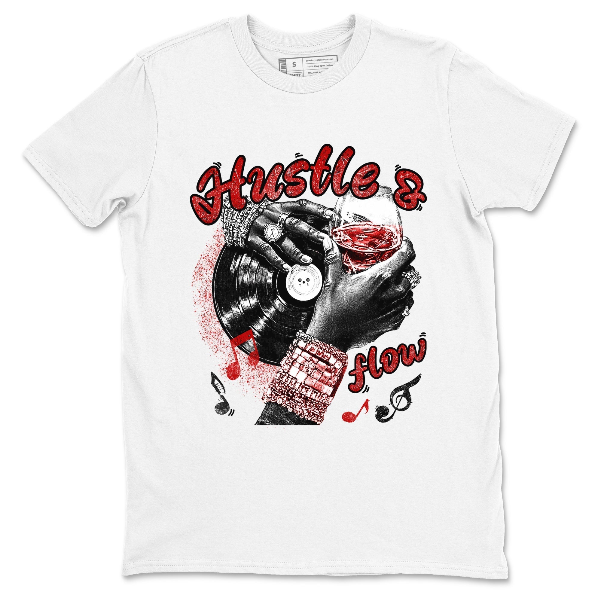 Hustle and Flow snkmatch Tees - Air Jordan 11 Bred