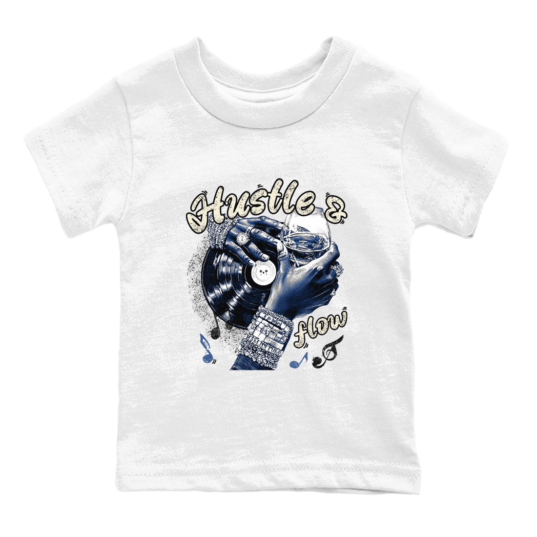 Hustle and Flow snkmatch Tees Kids - Air Jordan 3 A Ma Maniere x Diffused Blue