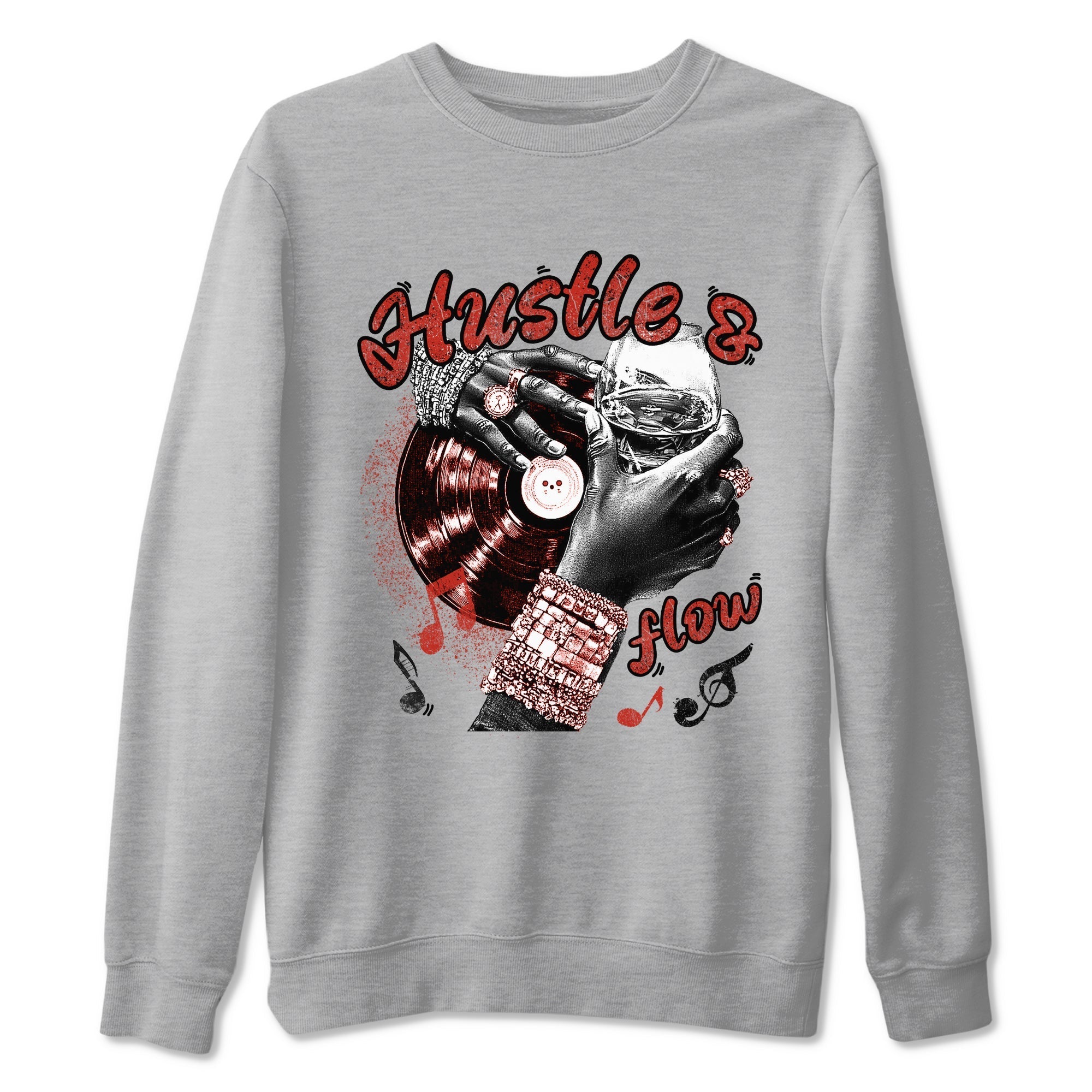 Hustle and Flow snkmatch Tees - Air Jordan 4 Brick By Brick