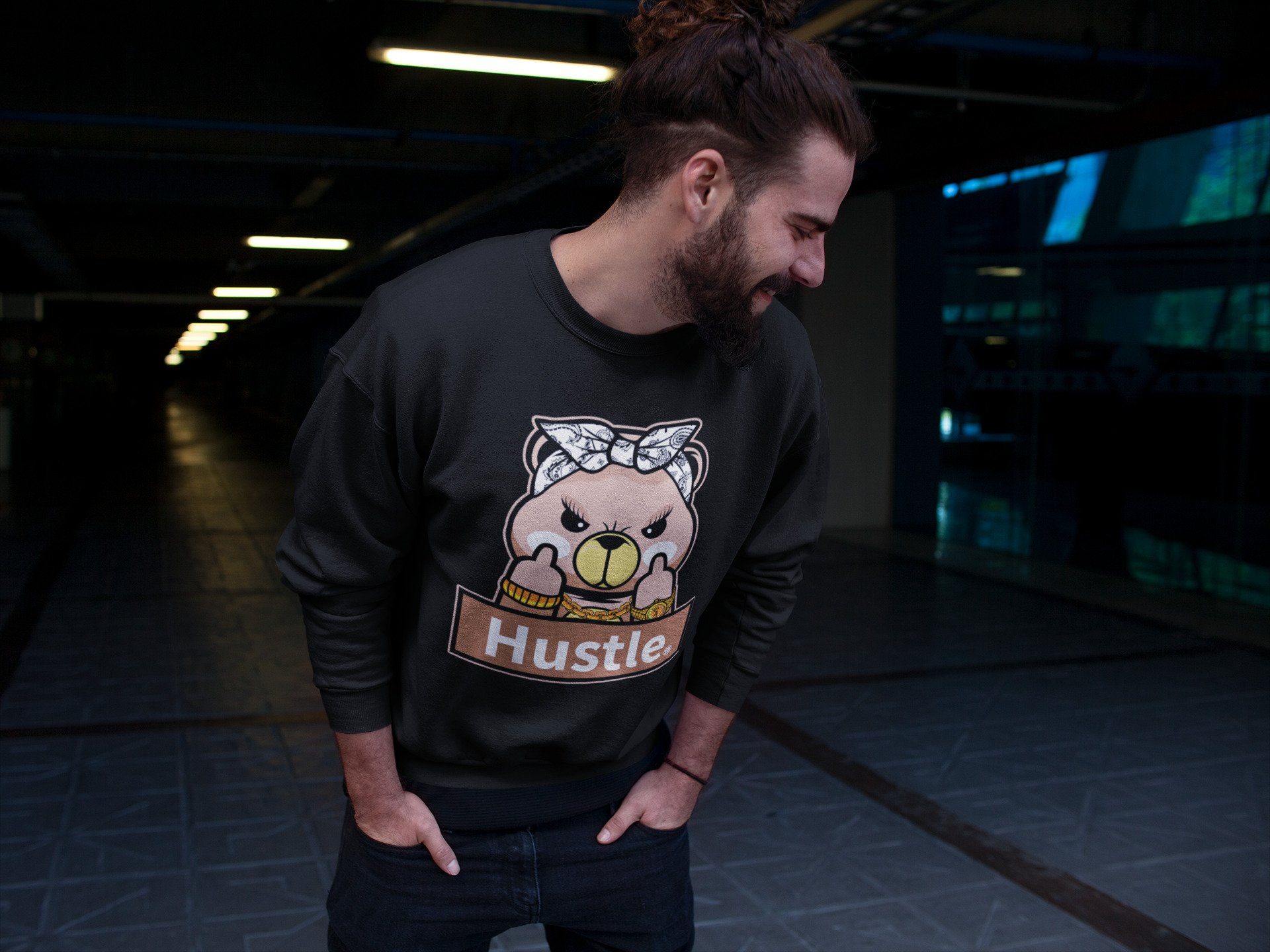 Hustle Bear Unisex Tops - Air Jordan 4 Shimmer