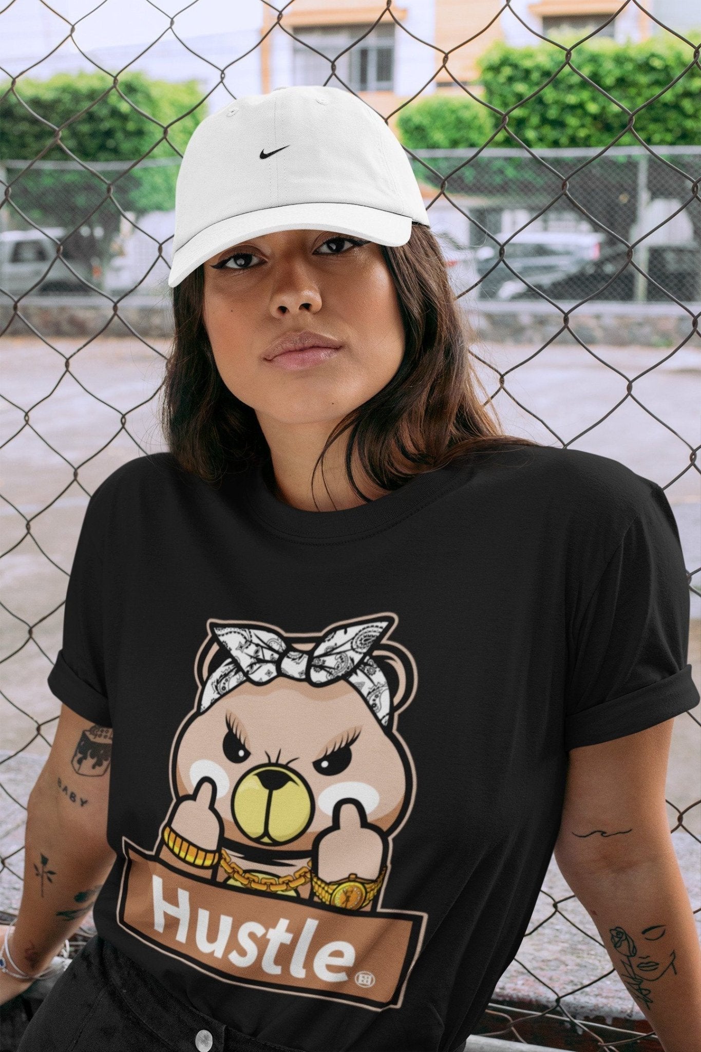 Hustle Bear Unisex Tops - Air Jordan 4 Shimmer