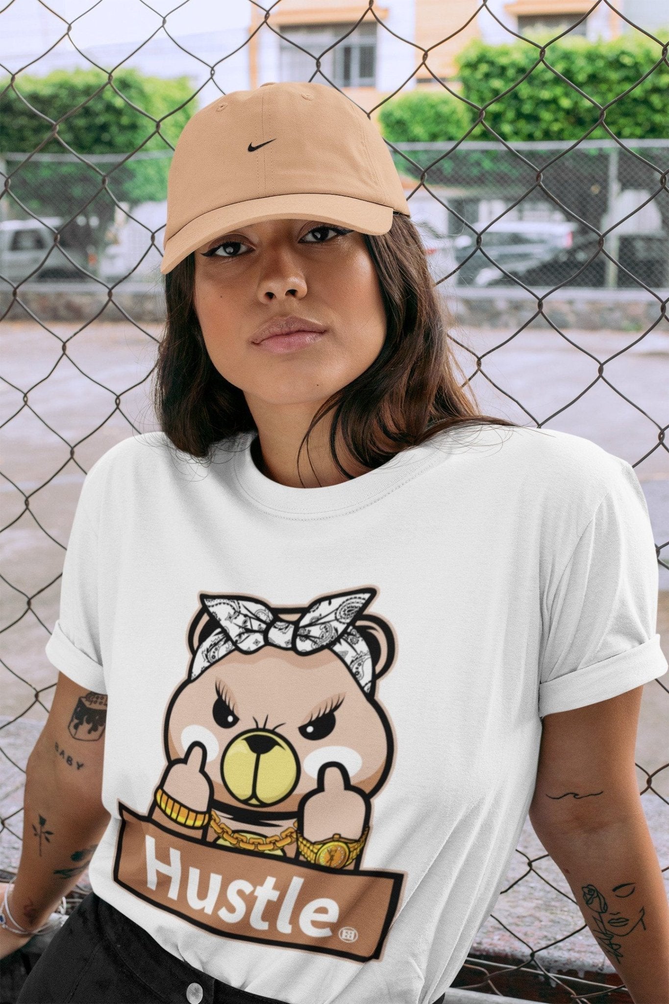 Hustle Bear Unisex Tops - Air Jordan 4 Shimmer