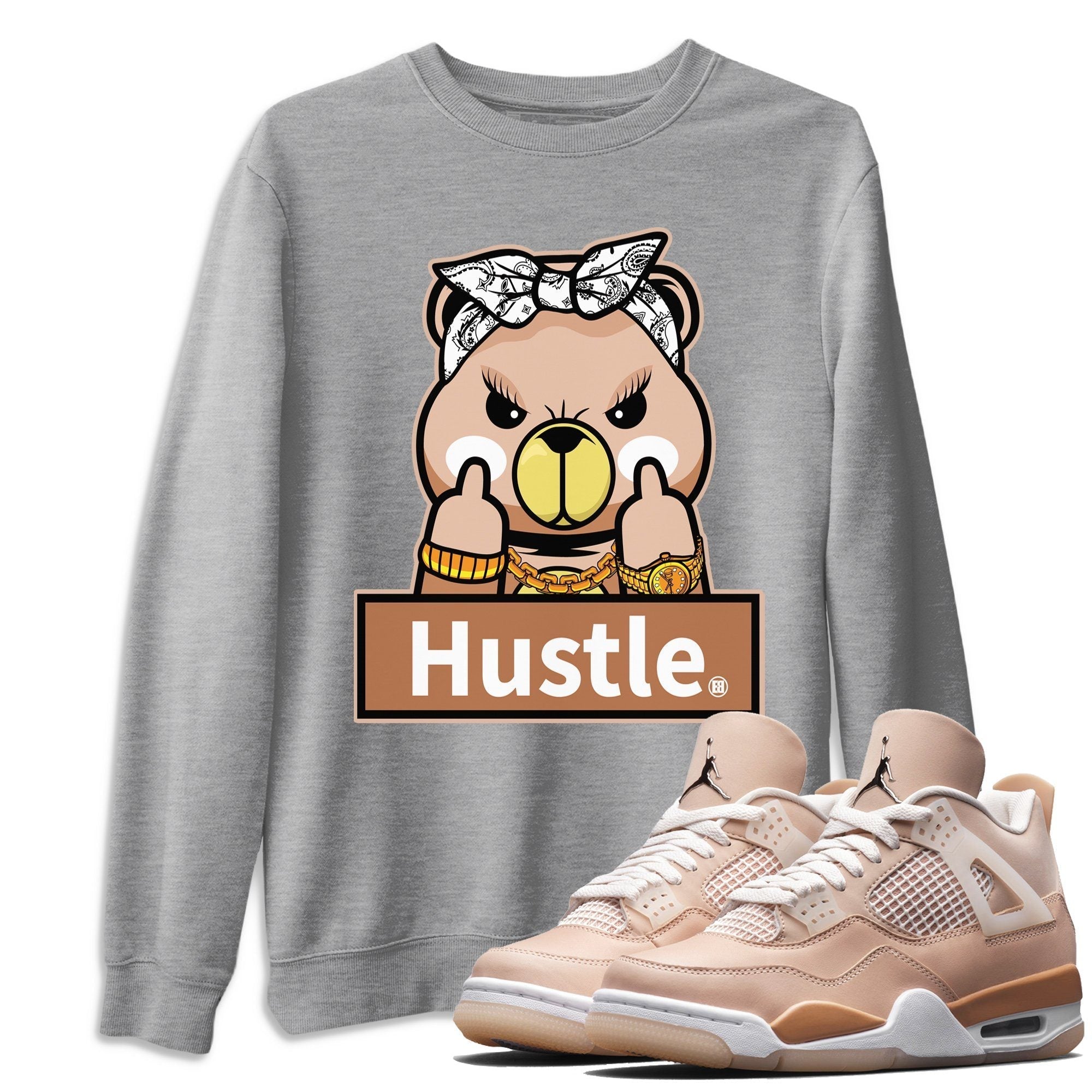 Hustle Bear Unisex Tops - Air Jordan 4 Shimmer