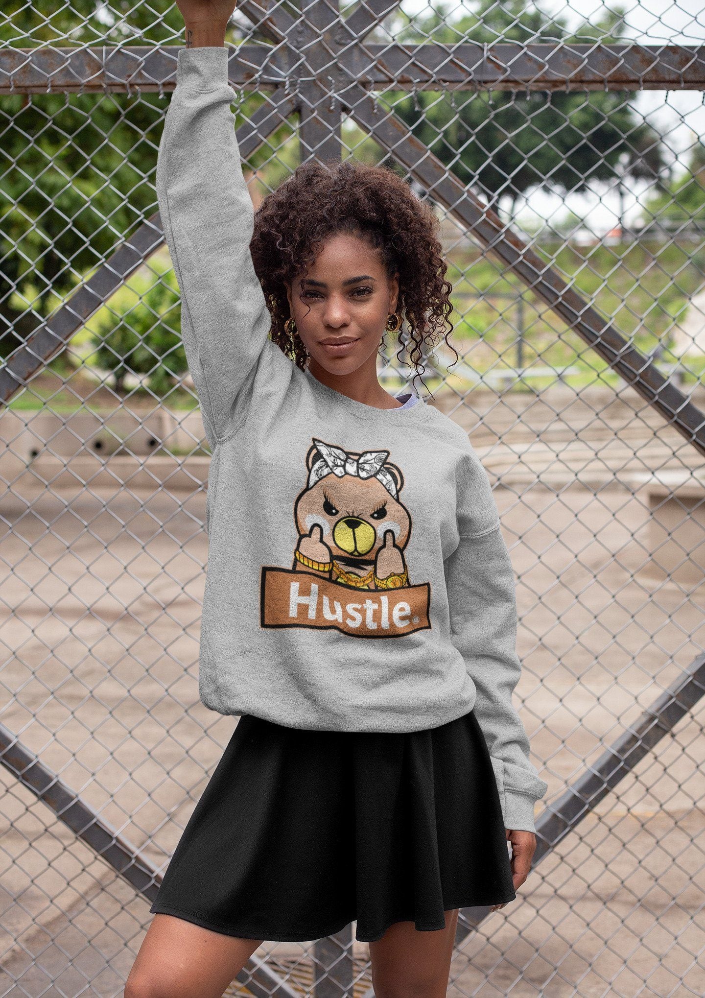 Hustle Bear Unisex Tops - Air Jordan 4 Shimmer