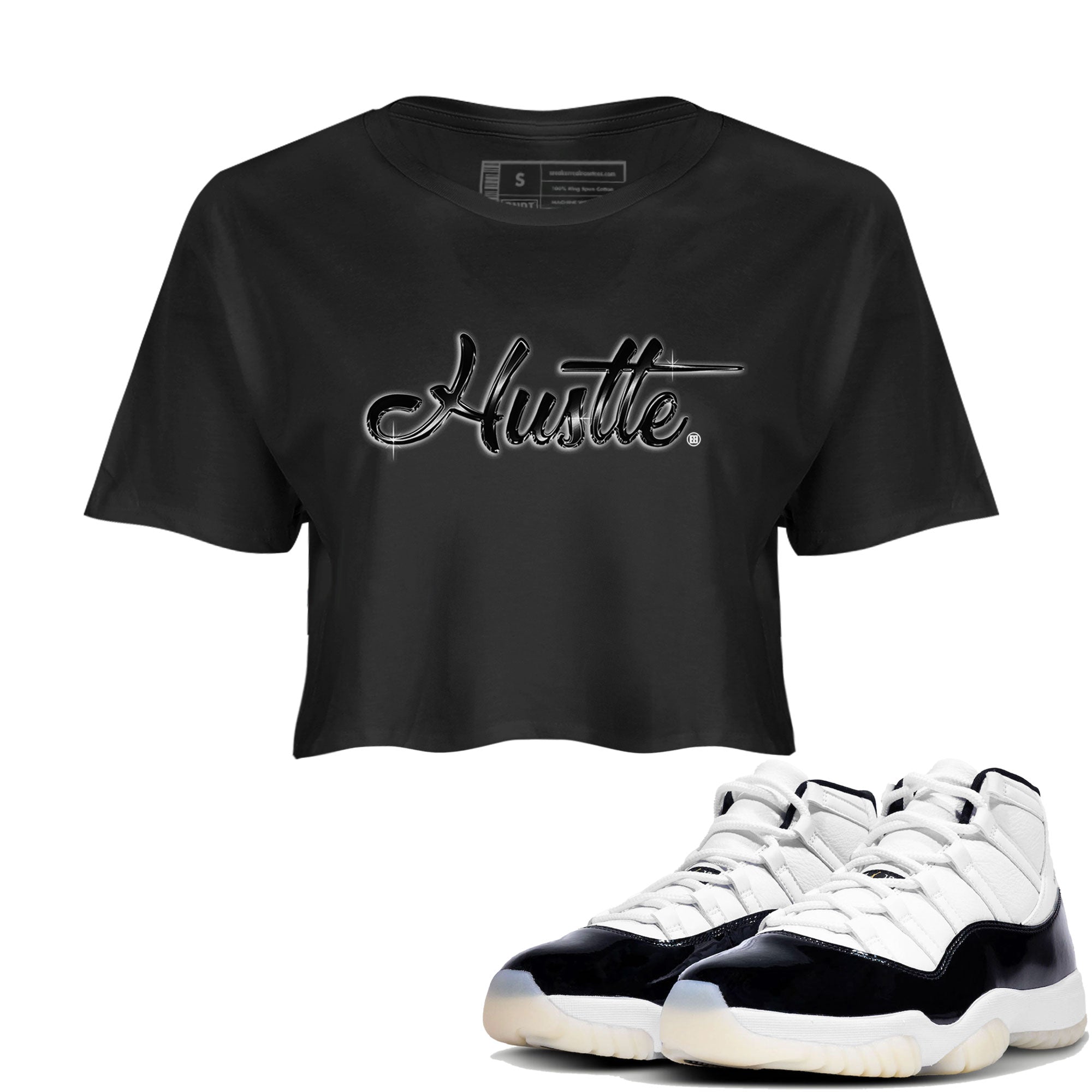 Hustle Chrome snkmatch Women's Top - Air Jordan 11 Gratitude