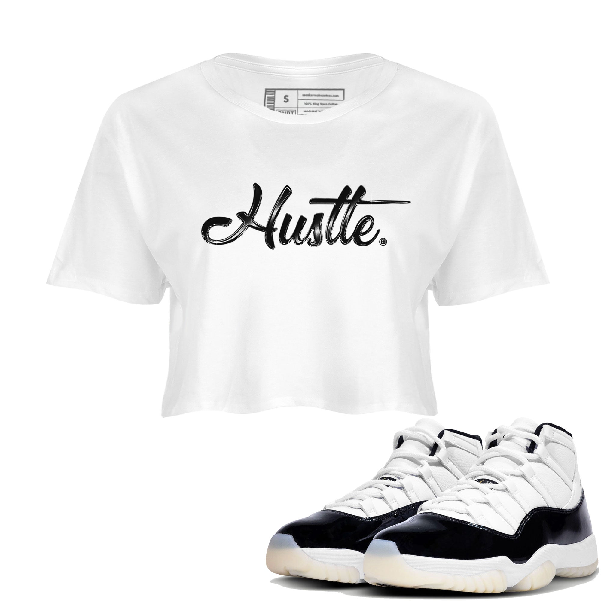 Hustle Chrome snkmatch Women's Top - Air Jordan 11 Gratitude