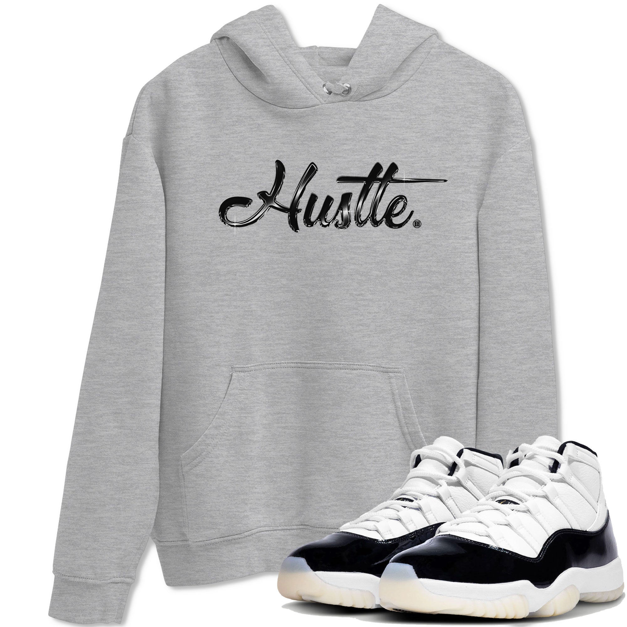 Hustle Chrome snkmatch Tee - Air Jordan 11 Gratitude