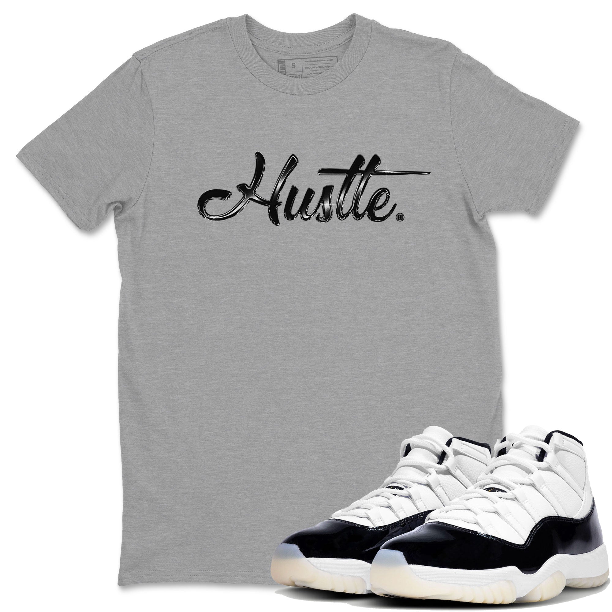 Hustle Chrome snkmatch Tee - Air Jordan 11 Gratitude