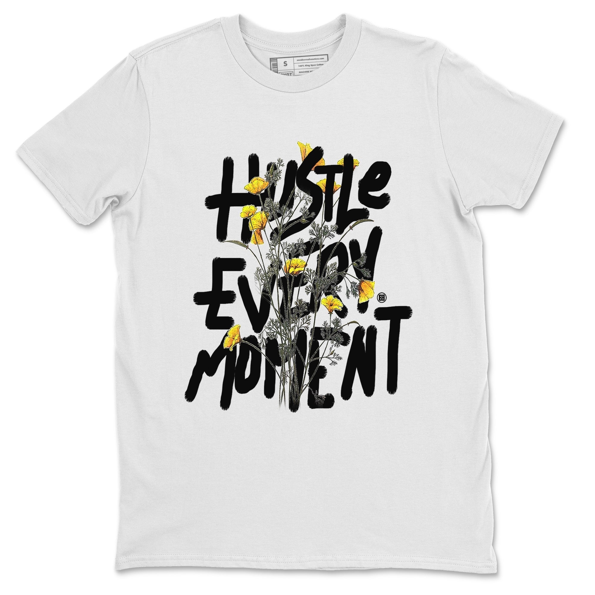 Hustle Every Moment Unisex Tops - Air Jordan 11 Yellow Python