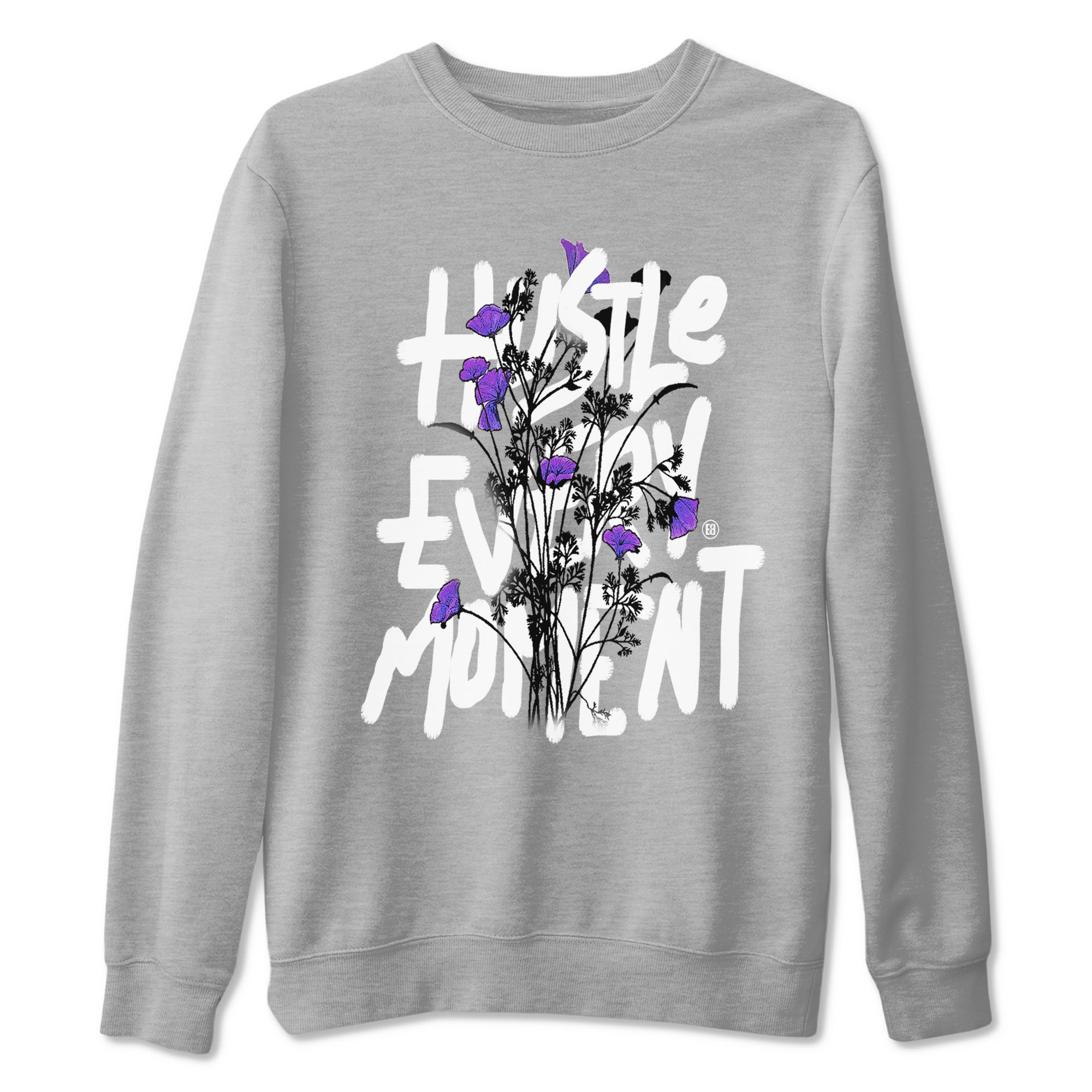 Hustle Every Moment snkmatch Tees - Dunk Low Court Purple