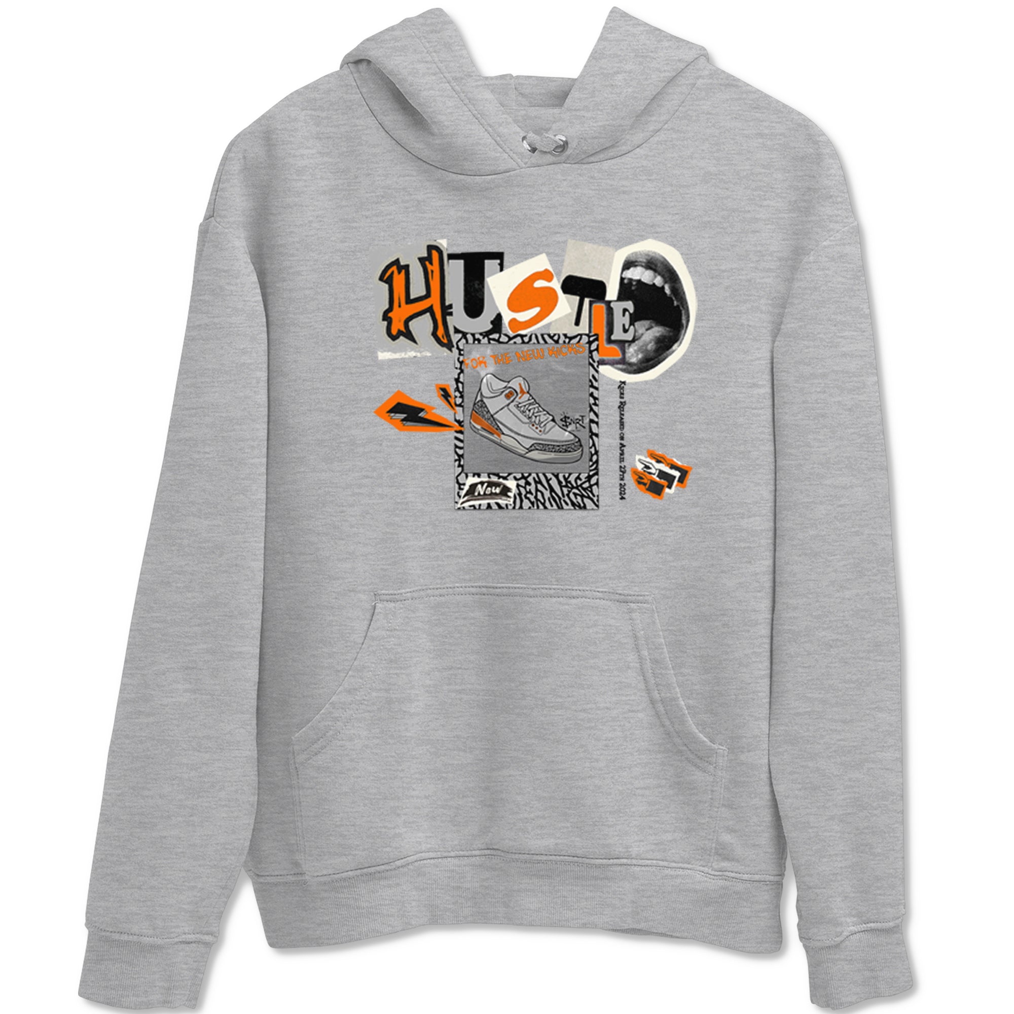 Hustle For The New Kicks snkmatch Tees - Air Jordan 3 Georgia Peach