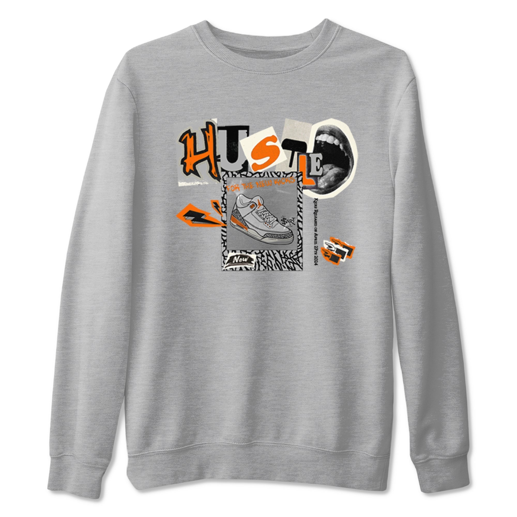 Hustle For The New Kicks snkmatch Tees - Air Jordan 3 Georgia Peach