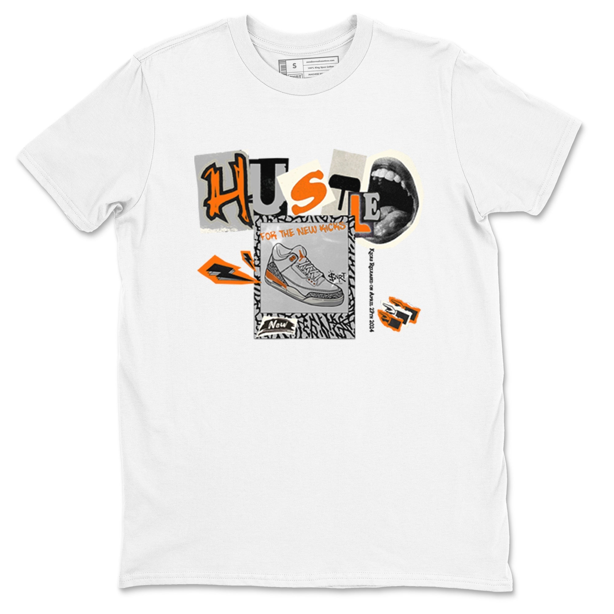 Hustle For The New Kicks snkmatch Tees - Air Jordan 3 Georgia Peach