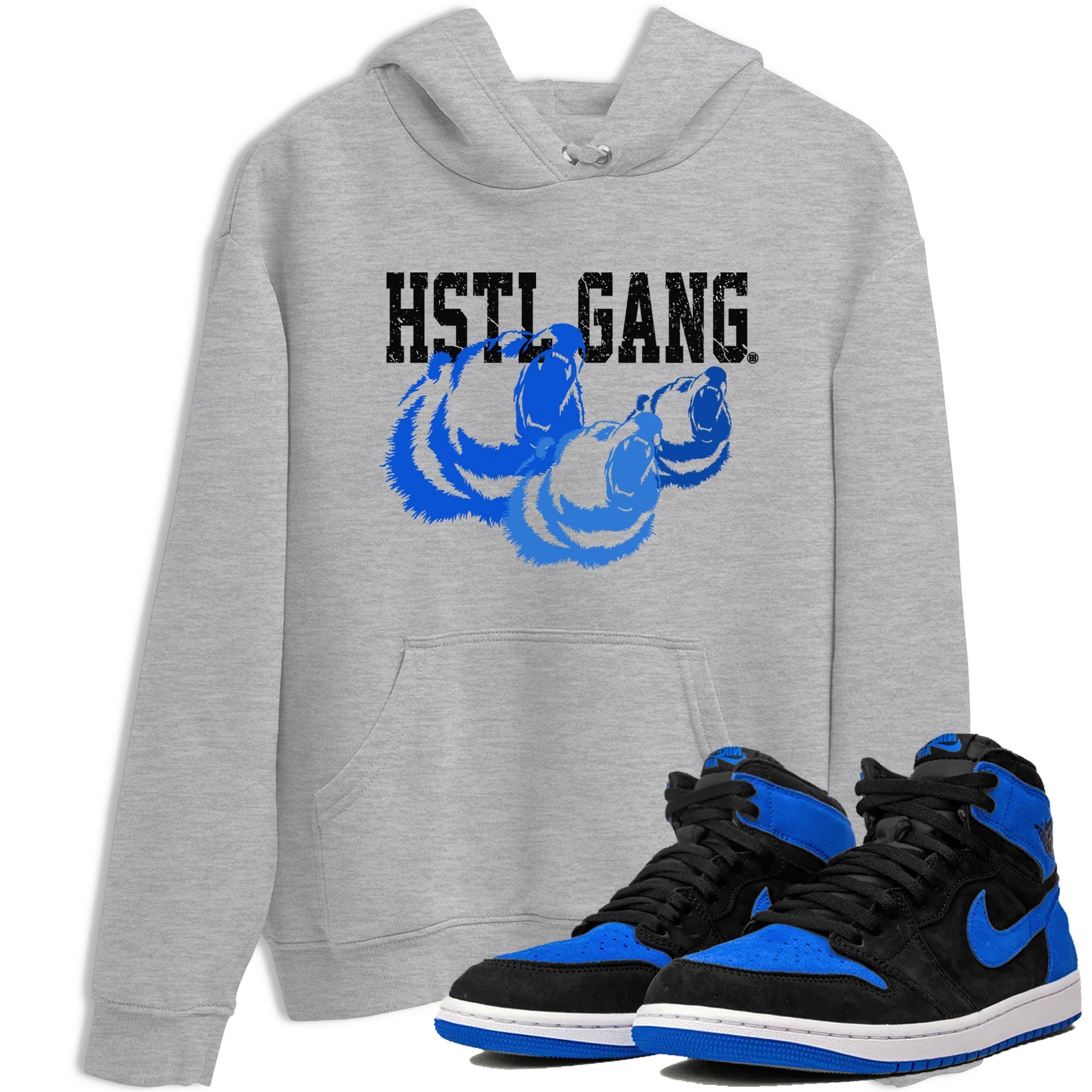 Hustle Gang snkmatch Tee - Air Jordan 1 Royal Reimagined