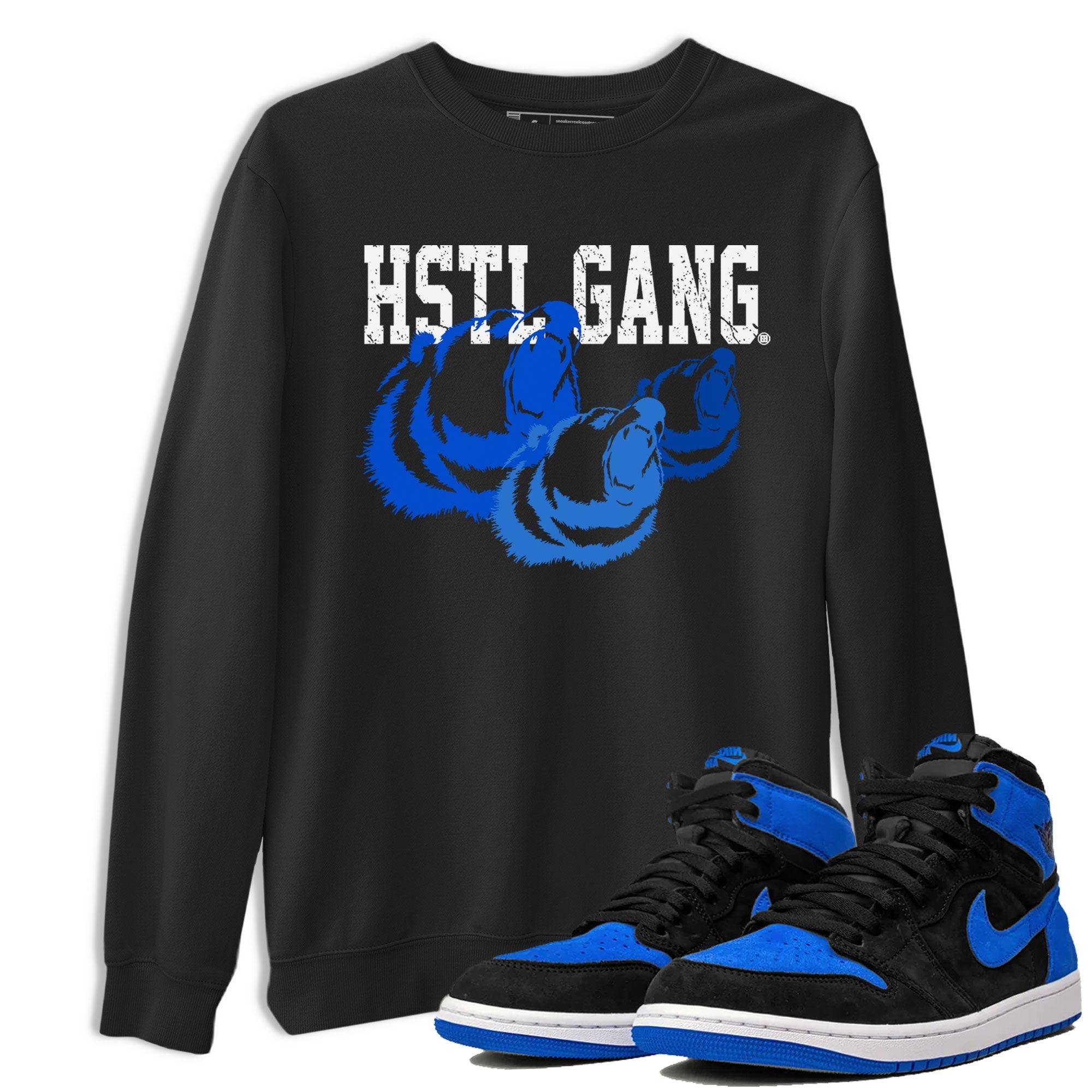 Hustle Gang snkmatch Tee - Air Jordan 1 Royal Reimagined