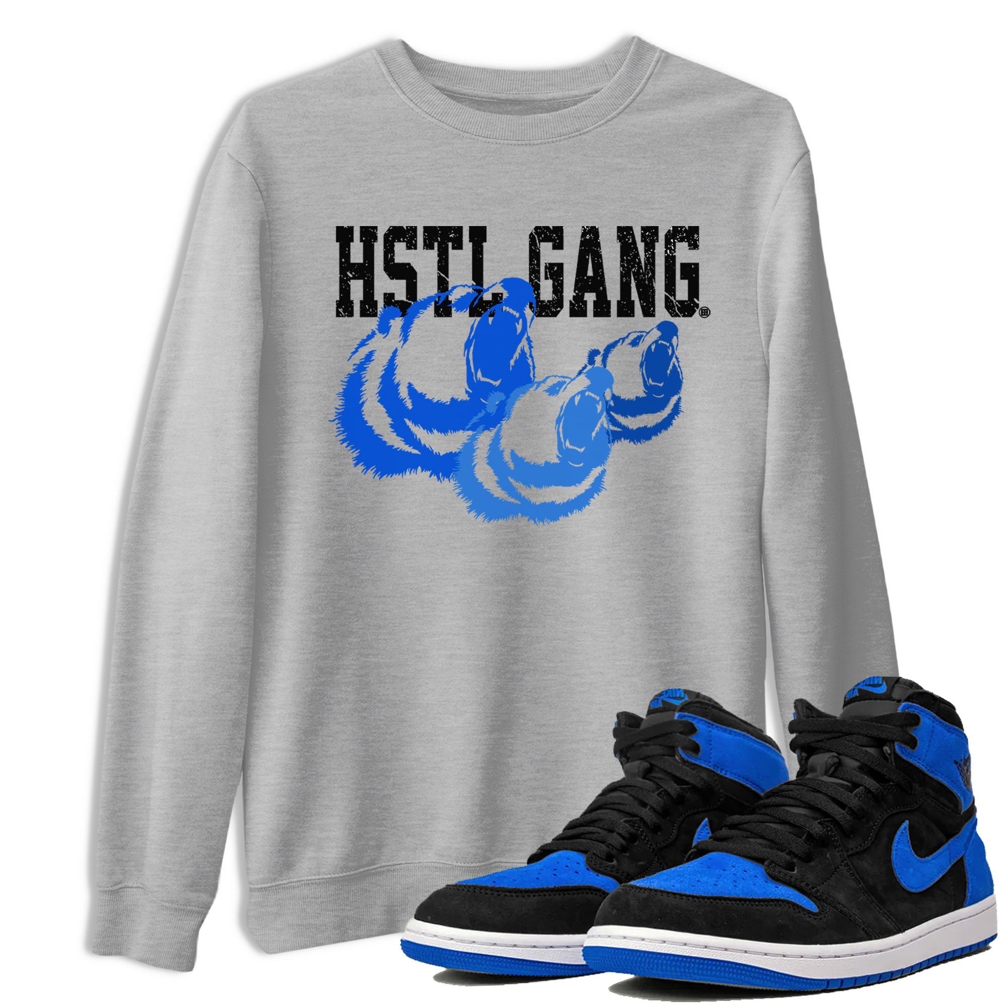 Hustle Gang snkmatch Tee - Air Jordan 1 Royal Reimagined