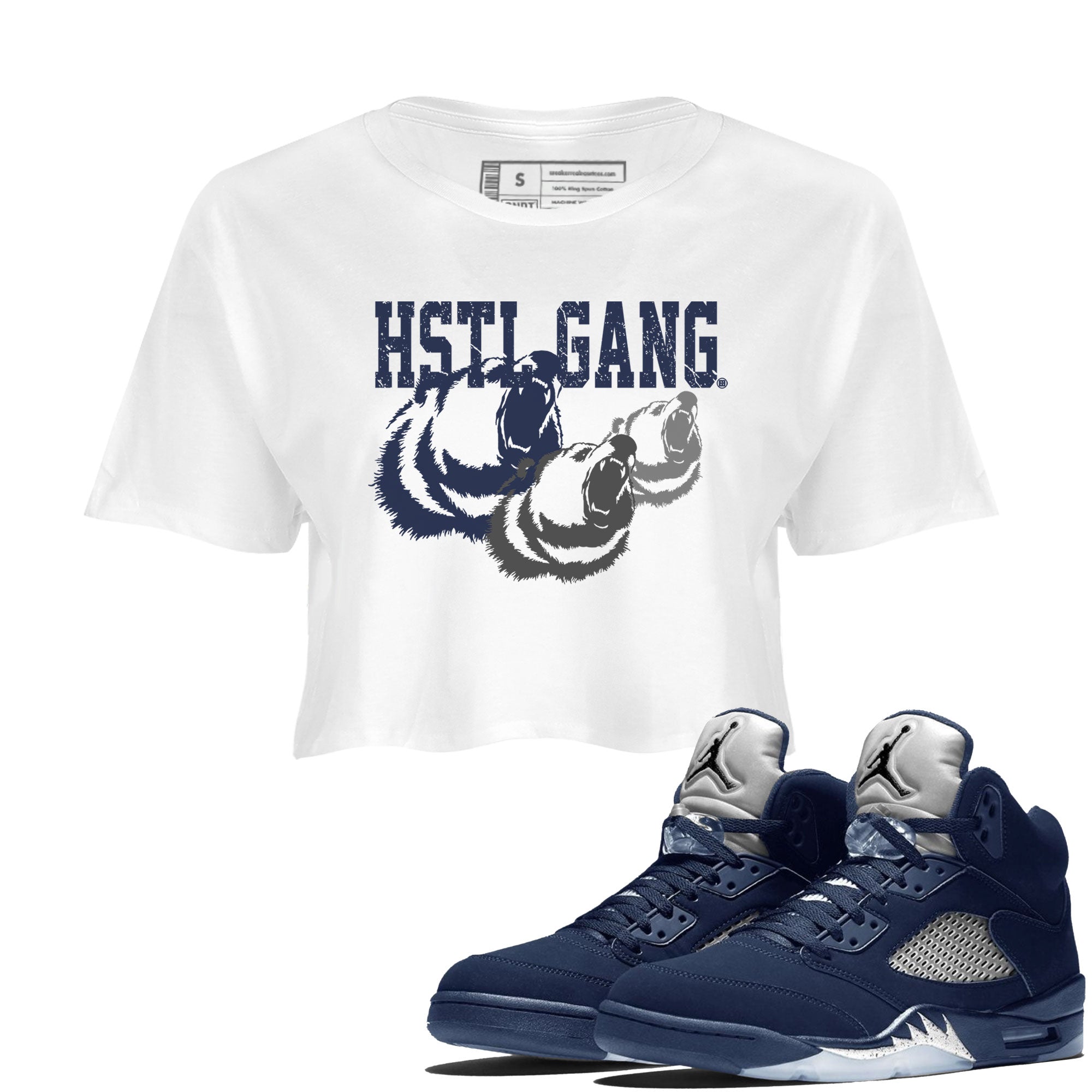 Hustle Gang snkmatch Women's Top - Air Jordan 5 Georgetown