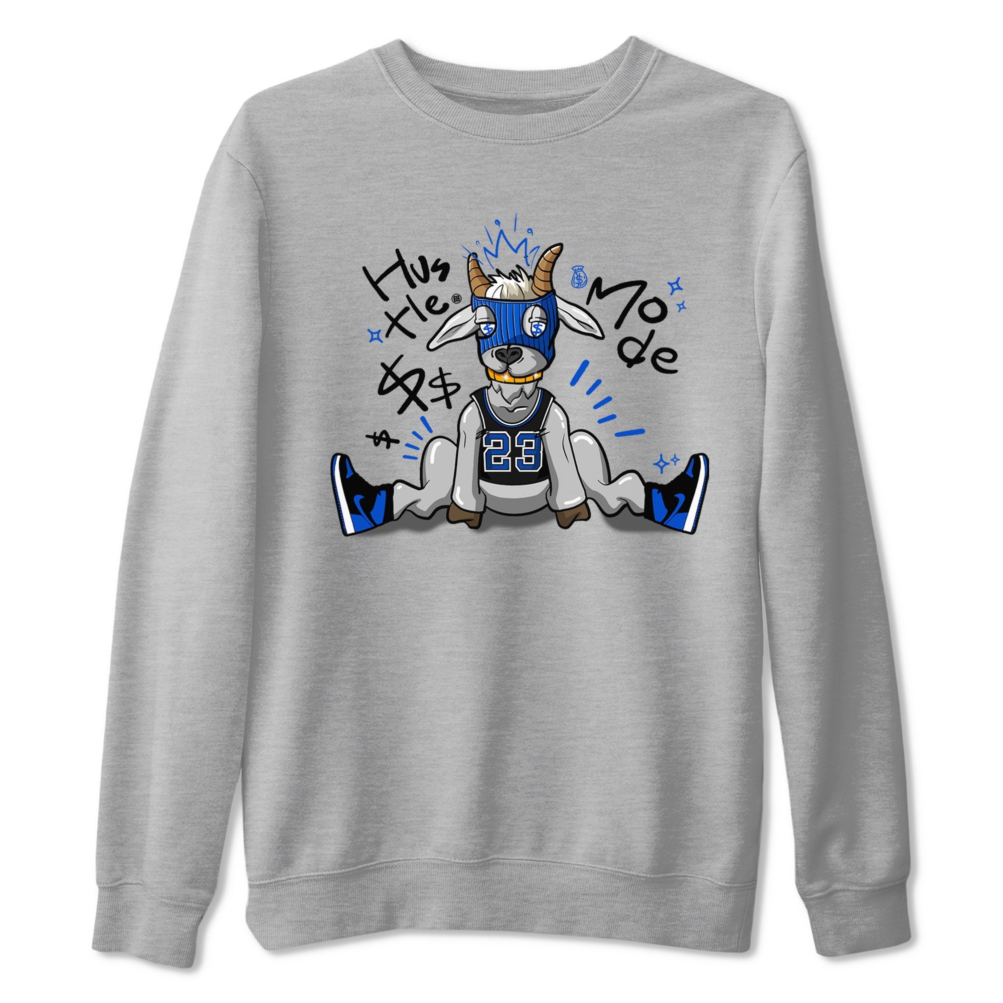Hustle Goat snkmatch Tee - Air Jordan 1 Royal Reimagined